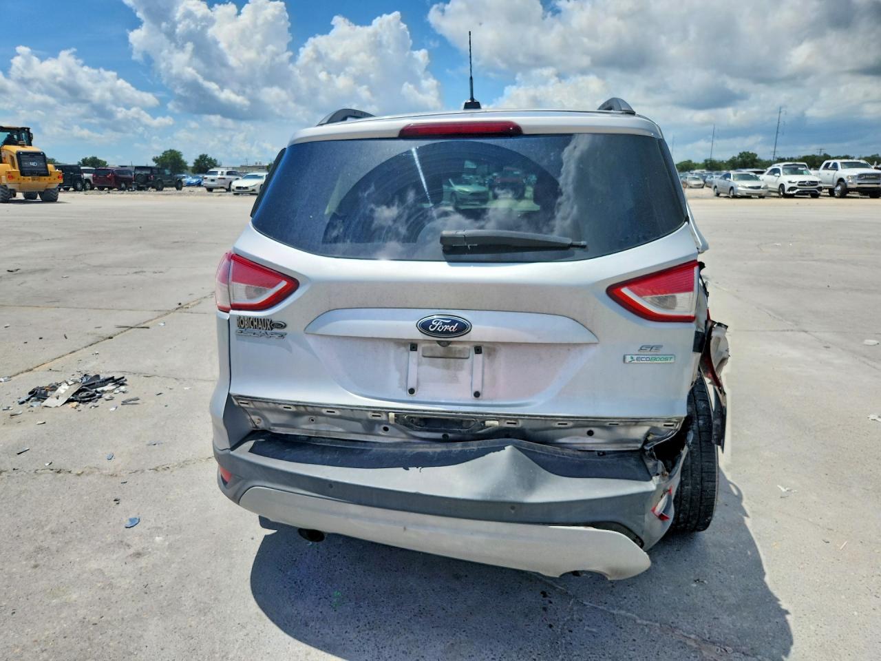 2014 Ford Escape Se Серебряный vin: 1FMCU0GX4EUC16353