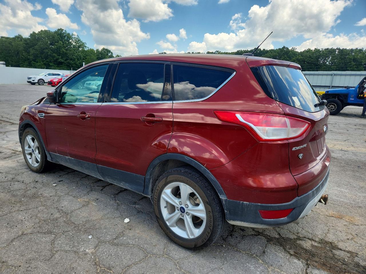 2014 Ford Escape Se Красный vin: 1FMCU0GX4EUC30124