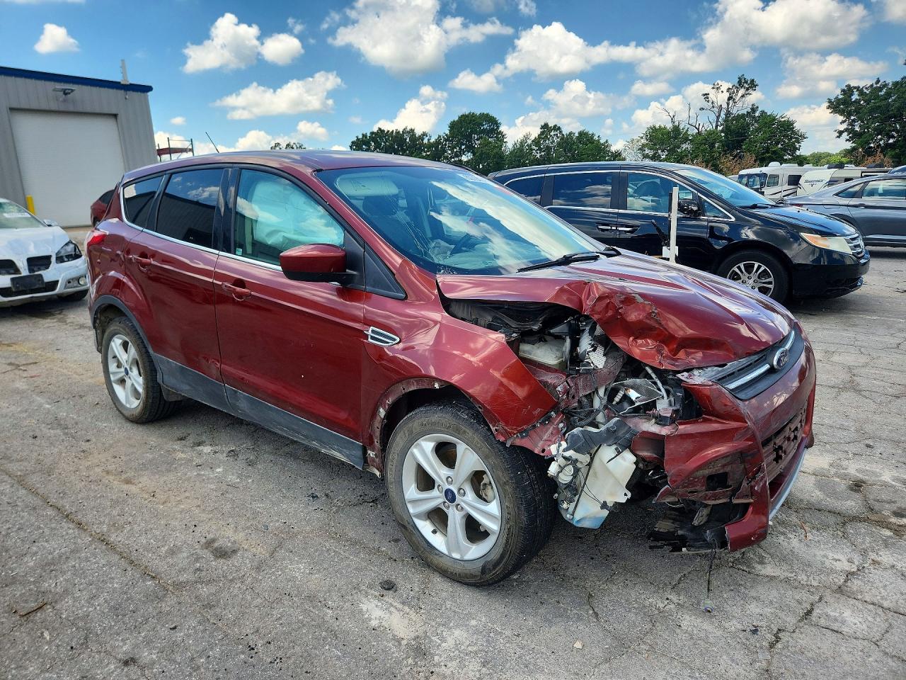 2014 Ford Escape Se Красный vin: 1FMCU0GX4EUC30124