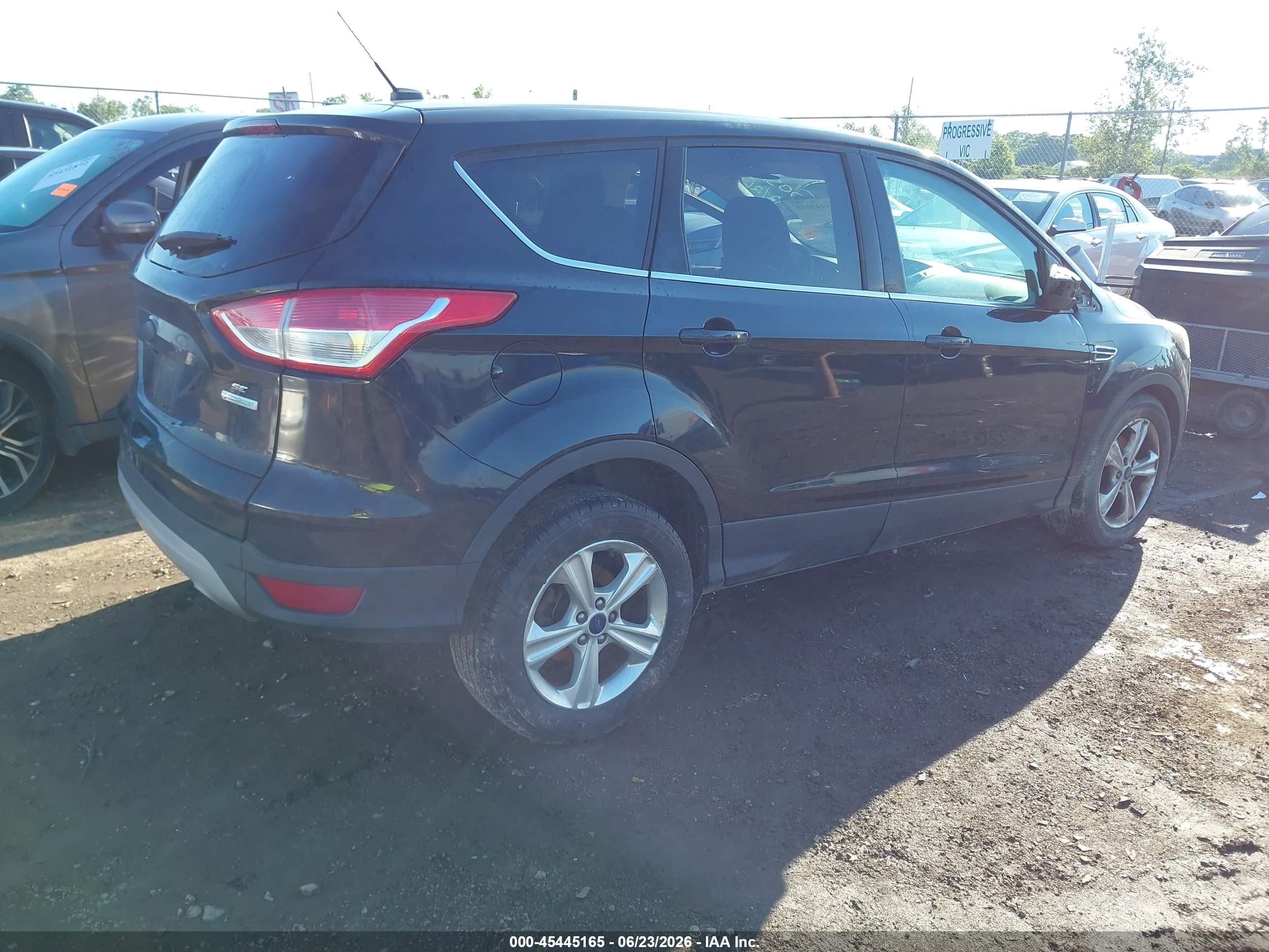 2014 Ford Escape Se Черный vin: 1FMCU0GX4EUC36070