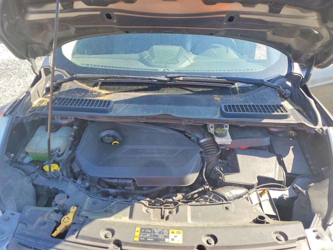 2014 Ford Escape Se Gray vin: 1FMCU0GX4EUC47120