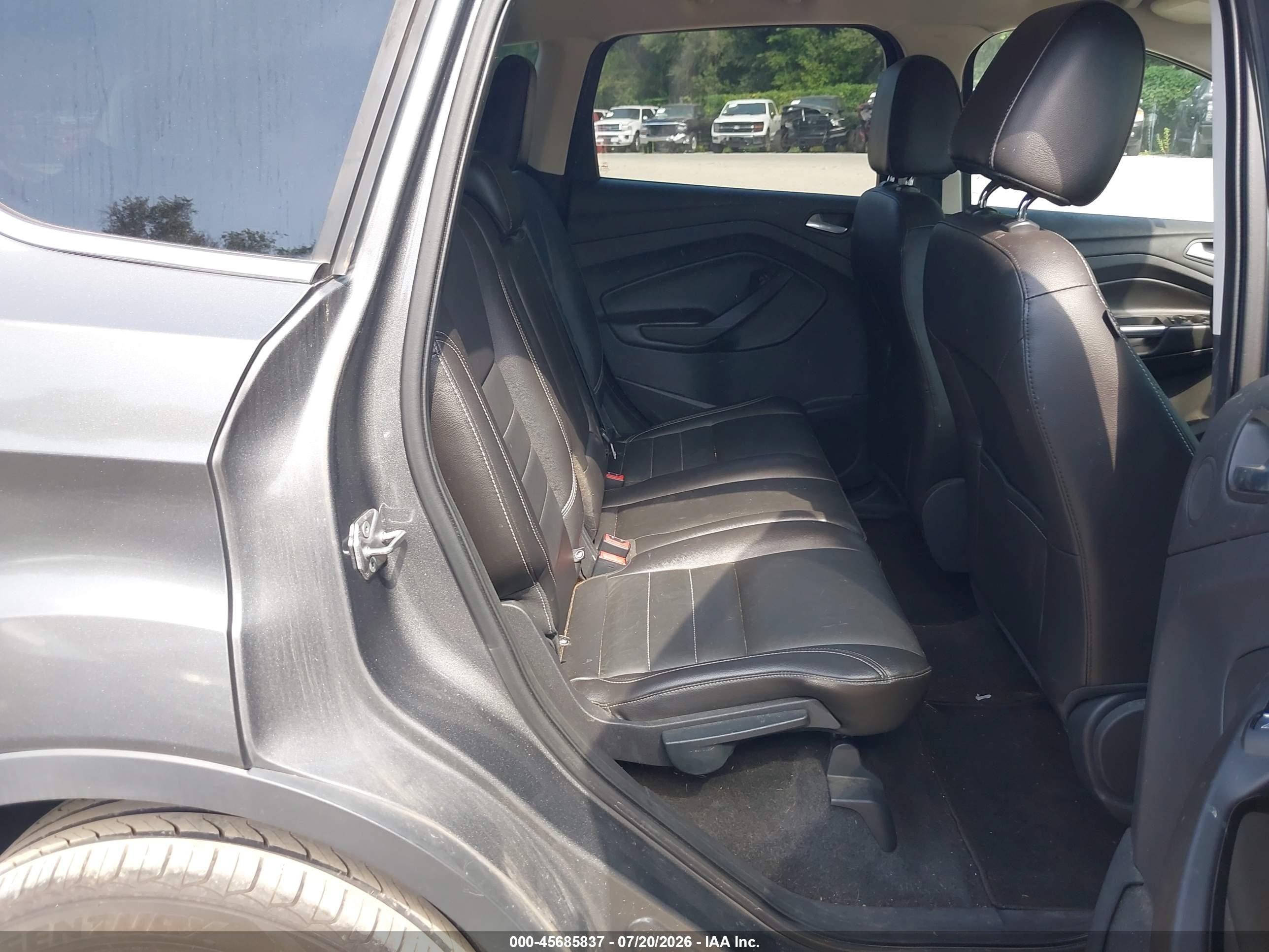 2014 Ford Escape Se Gray vin: 1FMCU0GX4EUC61034
