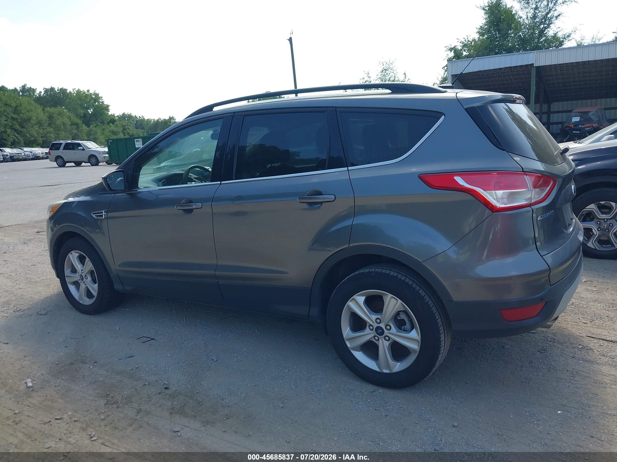 2014 Ford Escape Se Gray vin: 1FMCU0GX4EUC61034