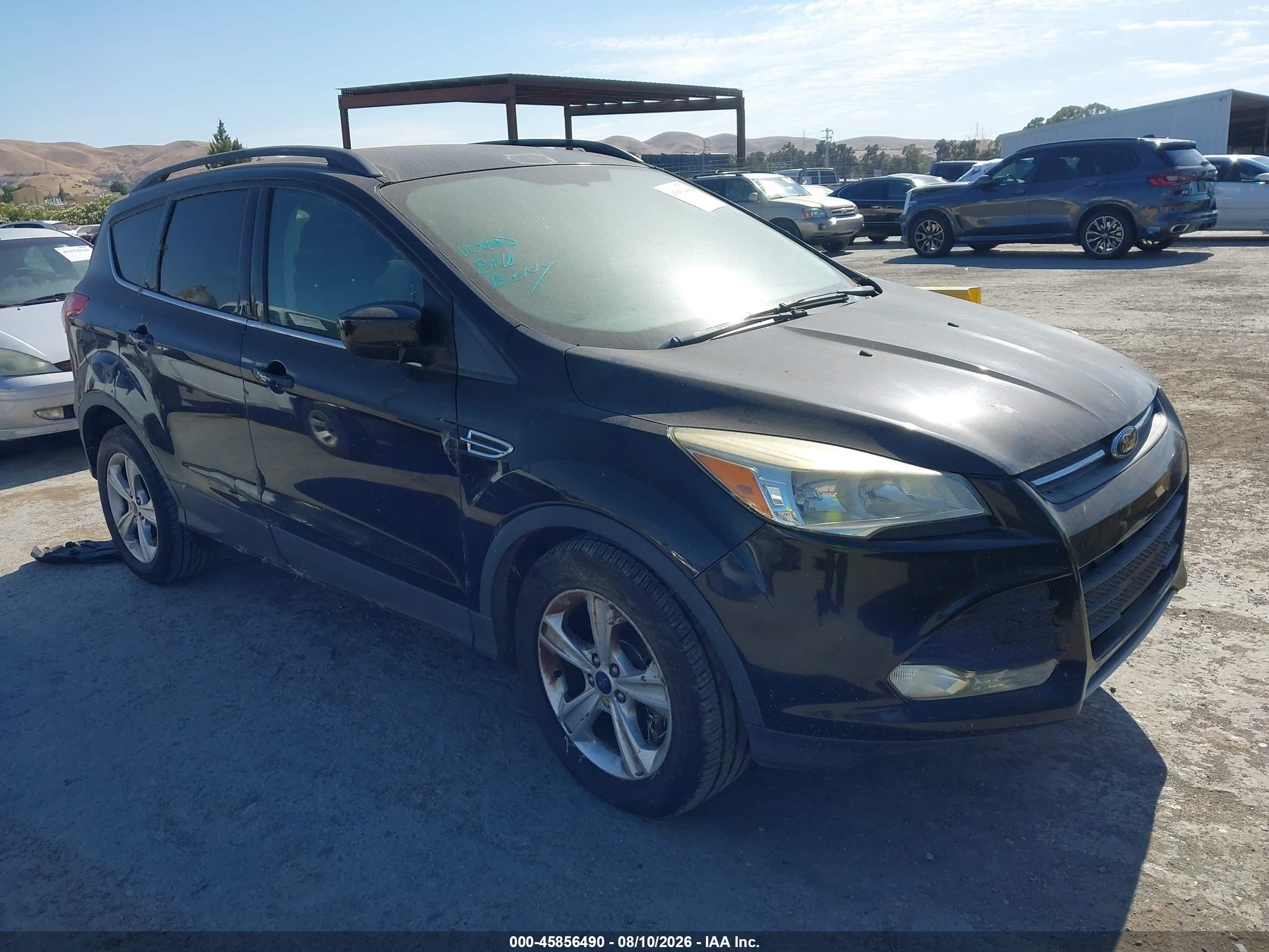 2014 Ford Escape Se Black vin: 1FMCU0GX4EUC85558