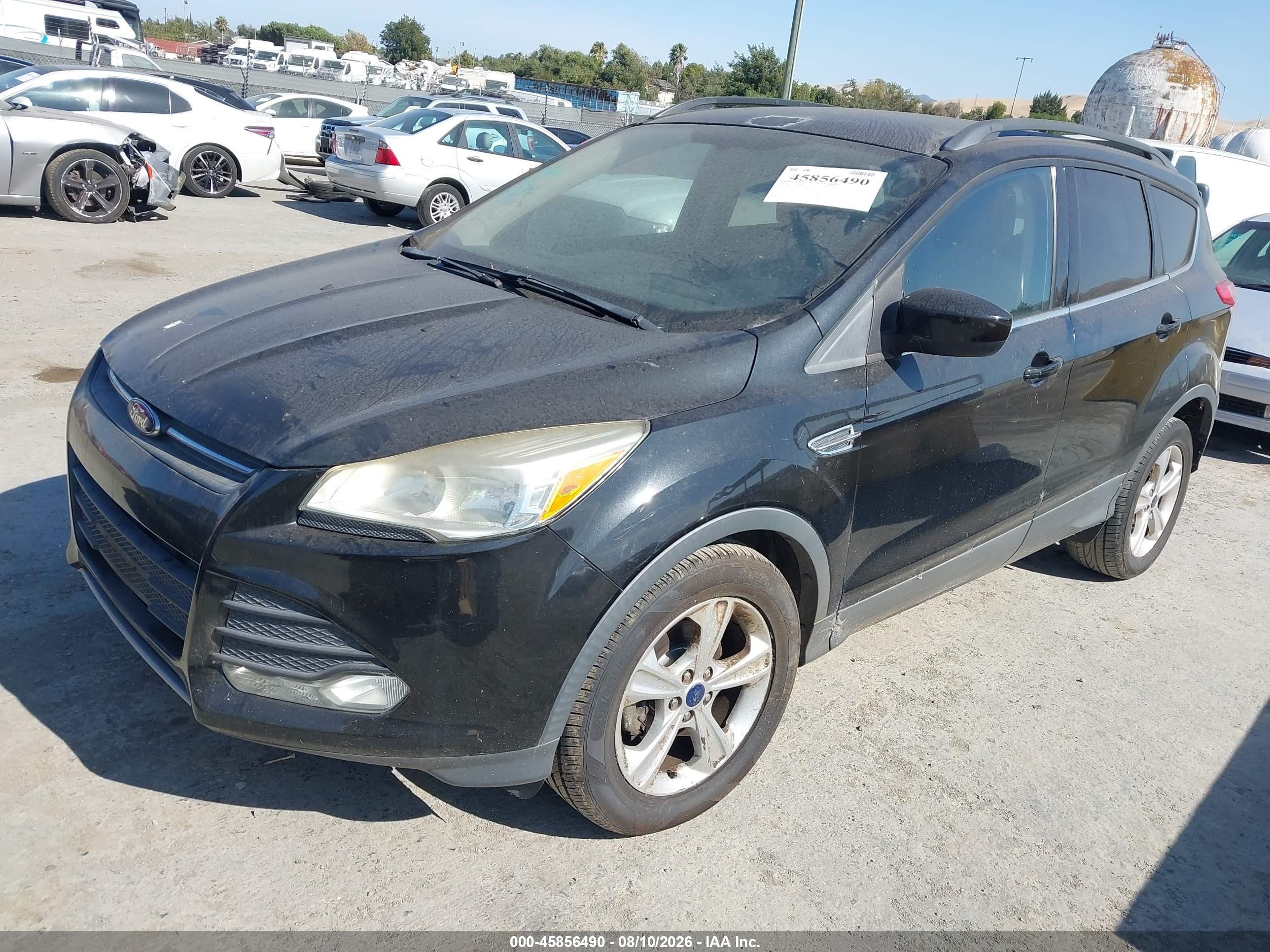 2014 Ford Escape Se Black vin: 1FMCU0GX4EUC85558