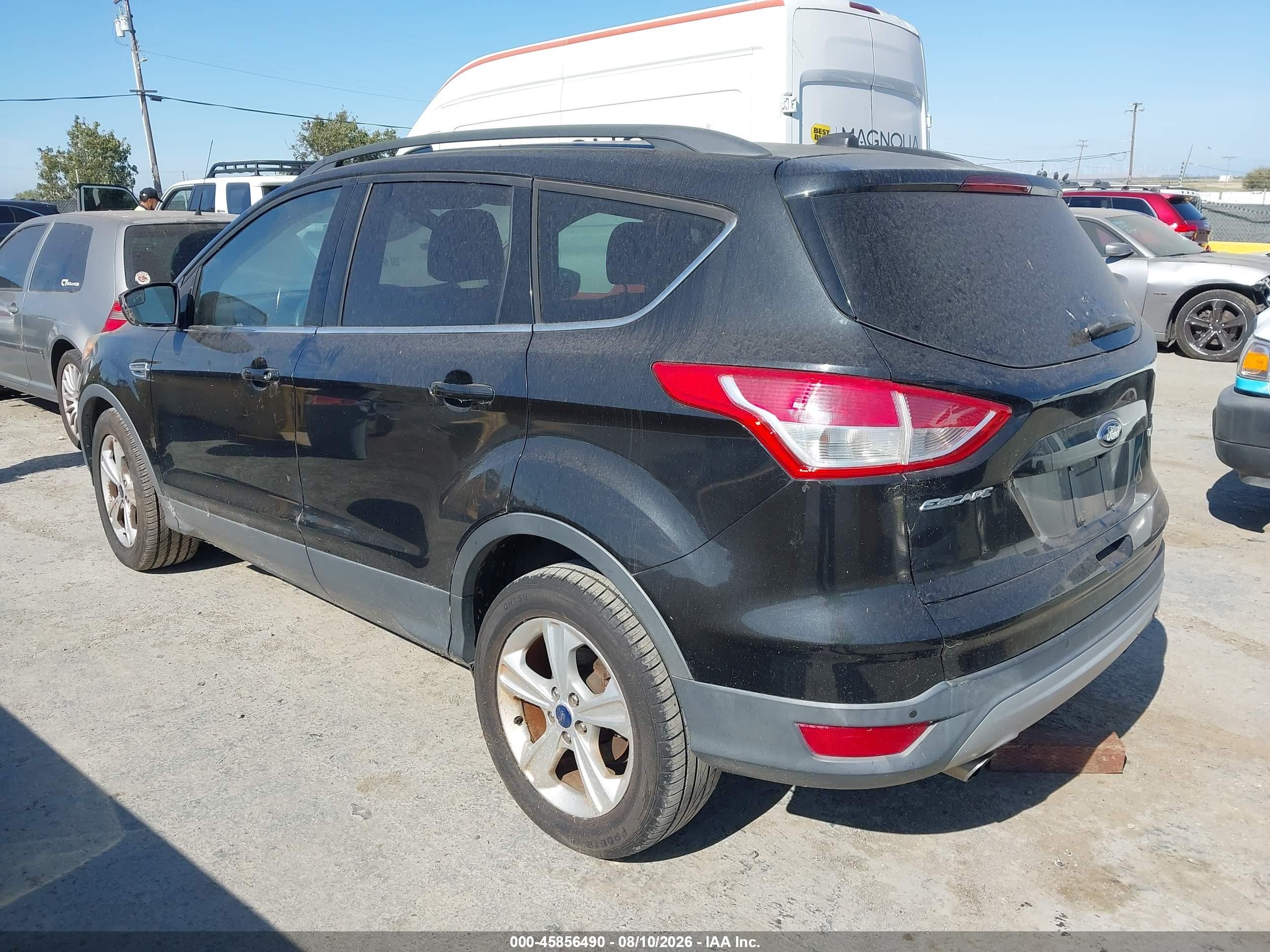 2014 Ford Escape Se Black vin: 1FMCU0GX4EUC85558