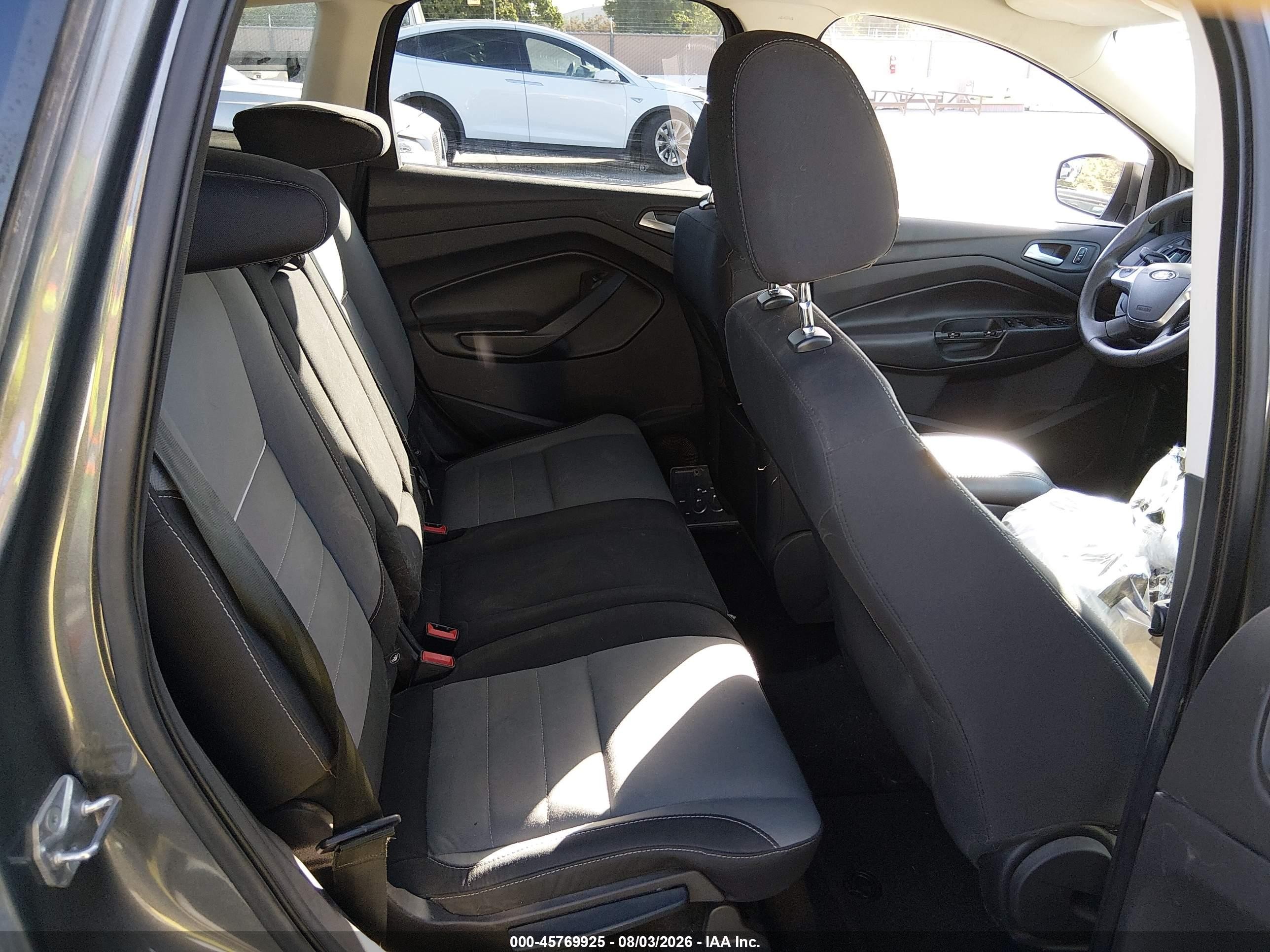 2014 Ford Escape Se Gray vin: 1FMCU0GX4EUD00088