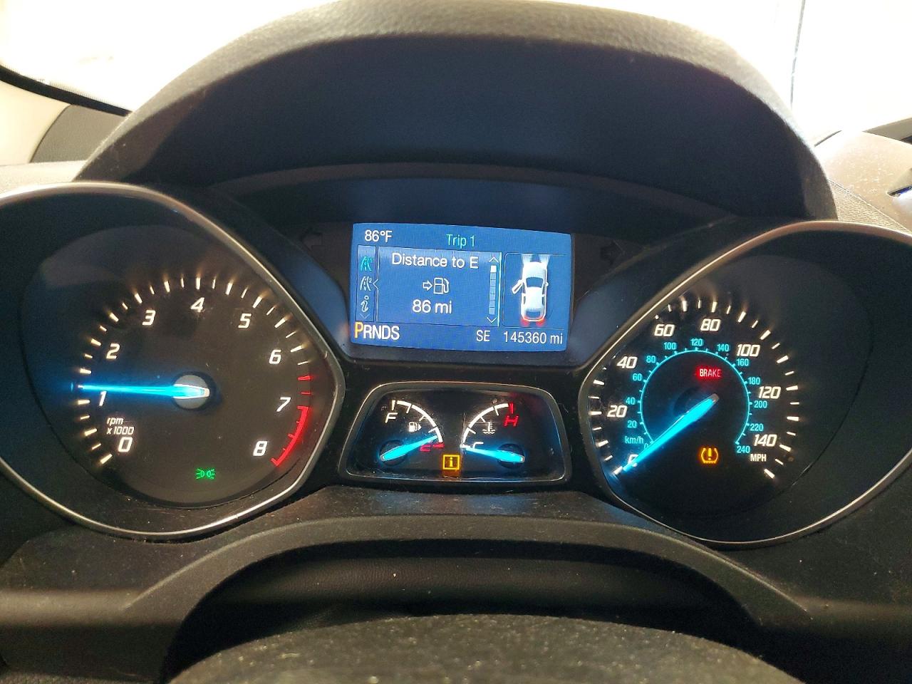 2014 Ford Escape Se Silver vin: 1FMCU0GX4EUD02536