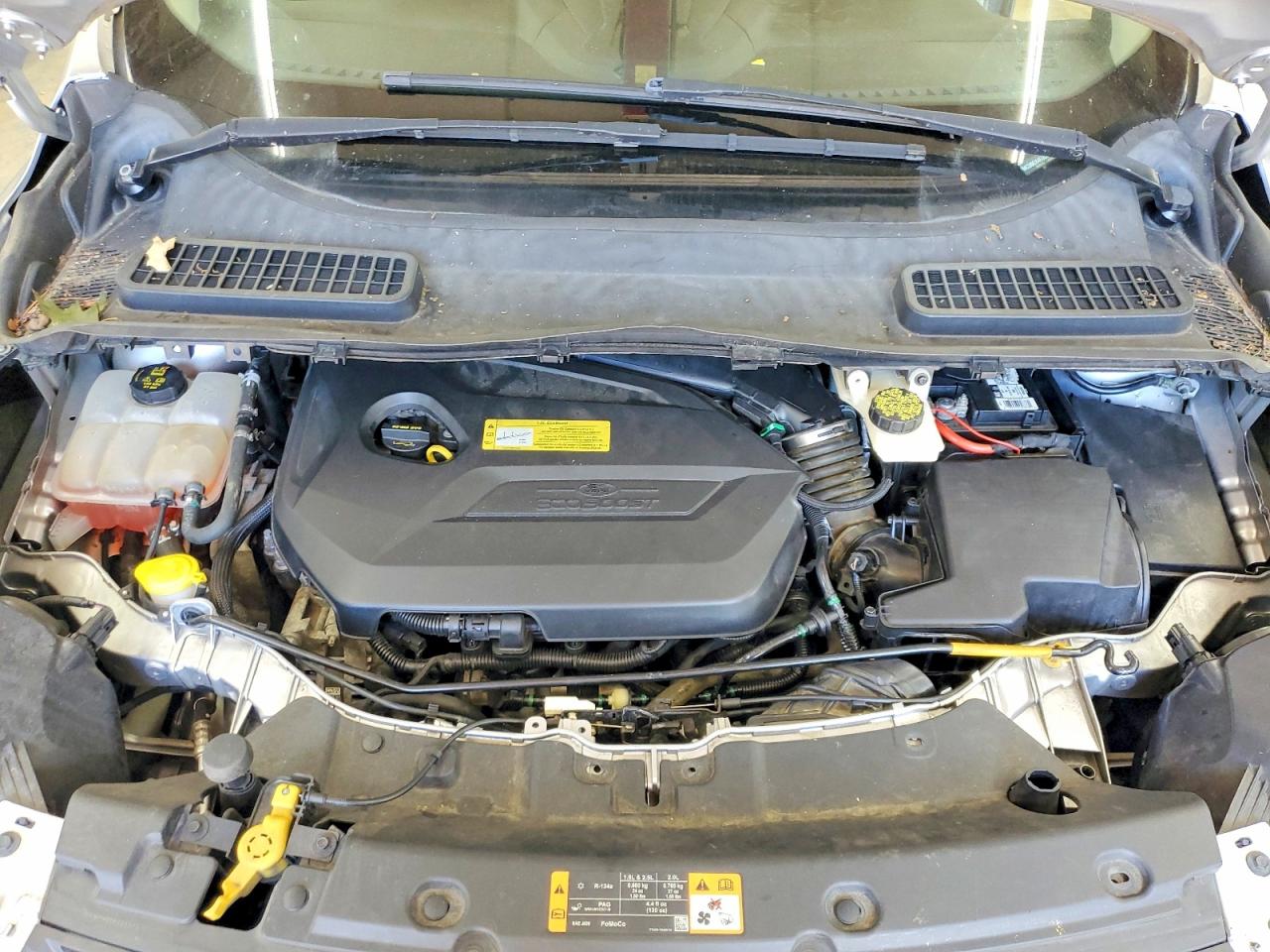 2014 Ford Escape Se Silver vin: 1FMCU0GX4EUD02536
