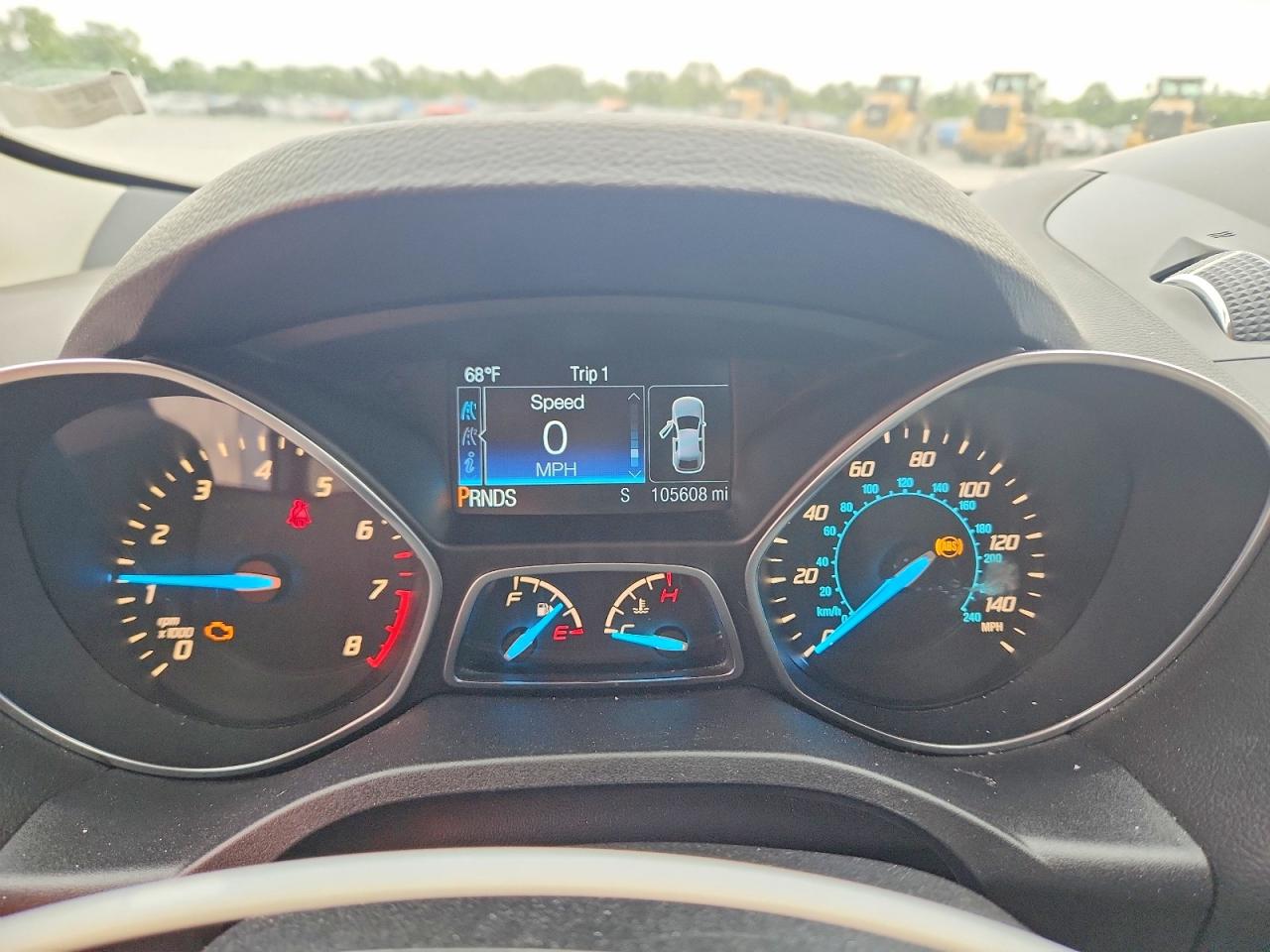 2014 Ford Escape Se Black vin: 1FMCU0GX4EUD08868