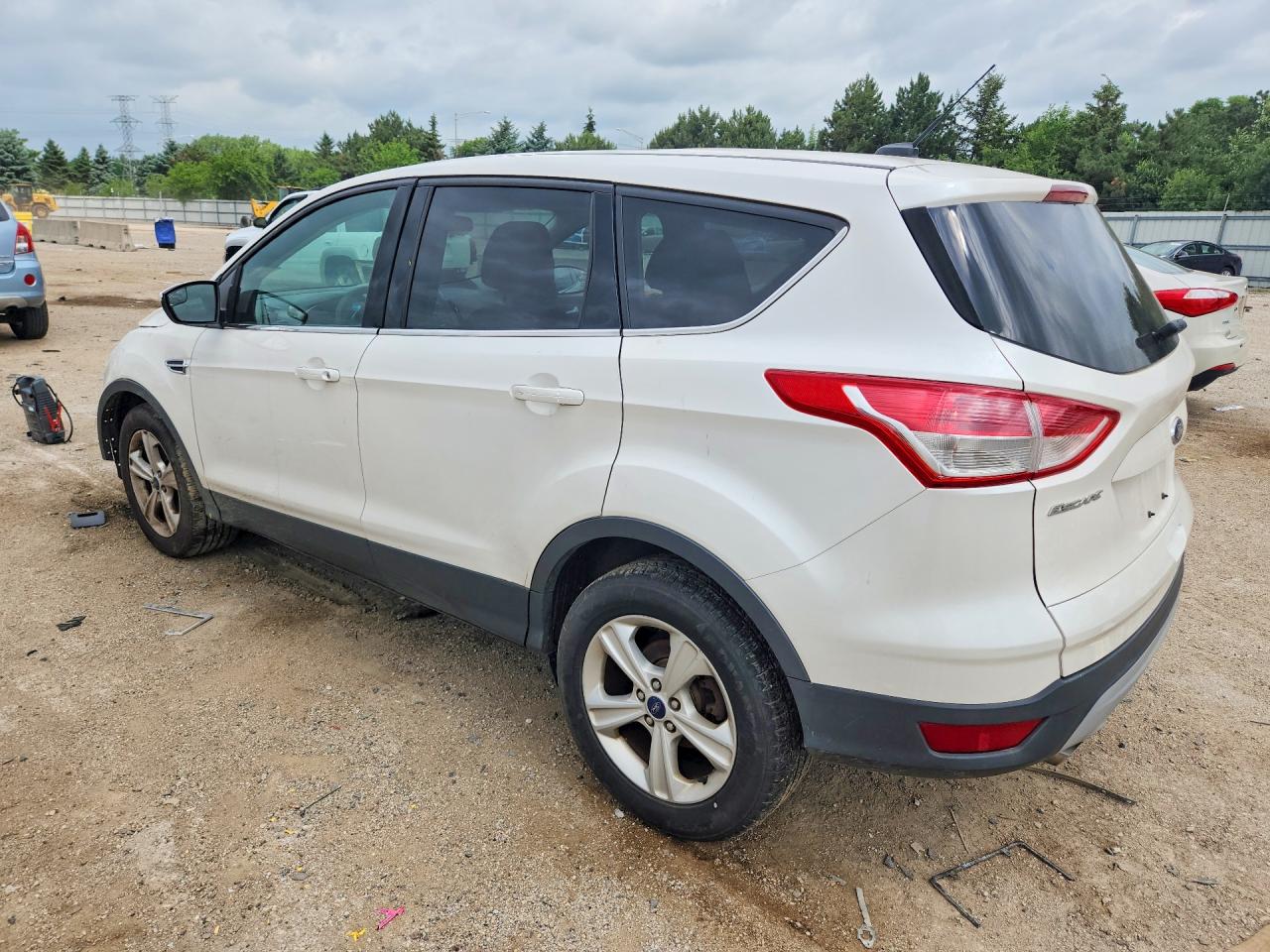 2014 Ford Escape Se White vin: 1FMCU0GX4EUD36136