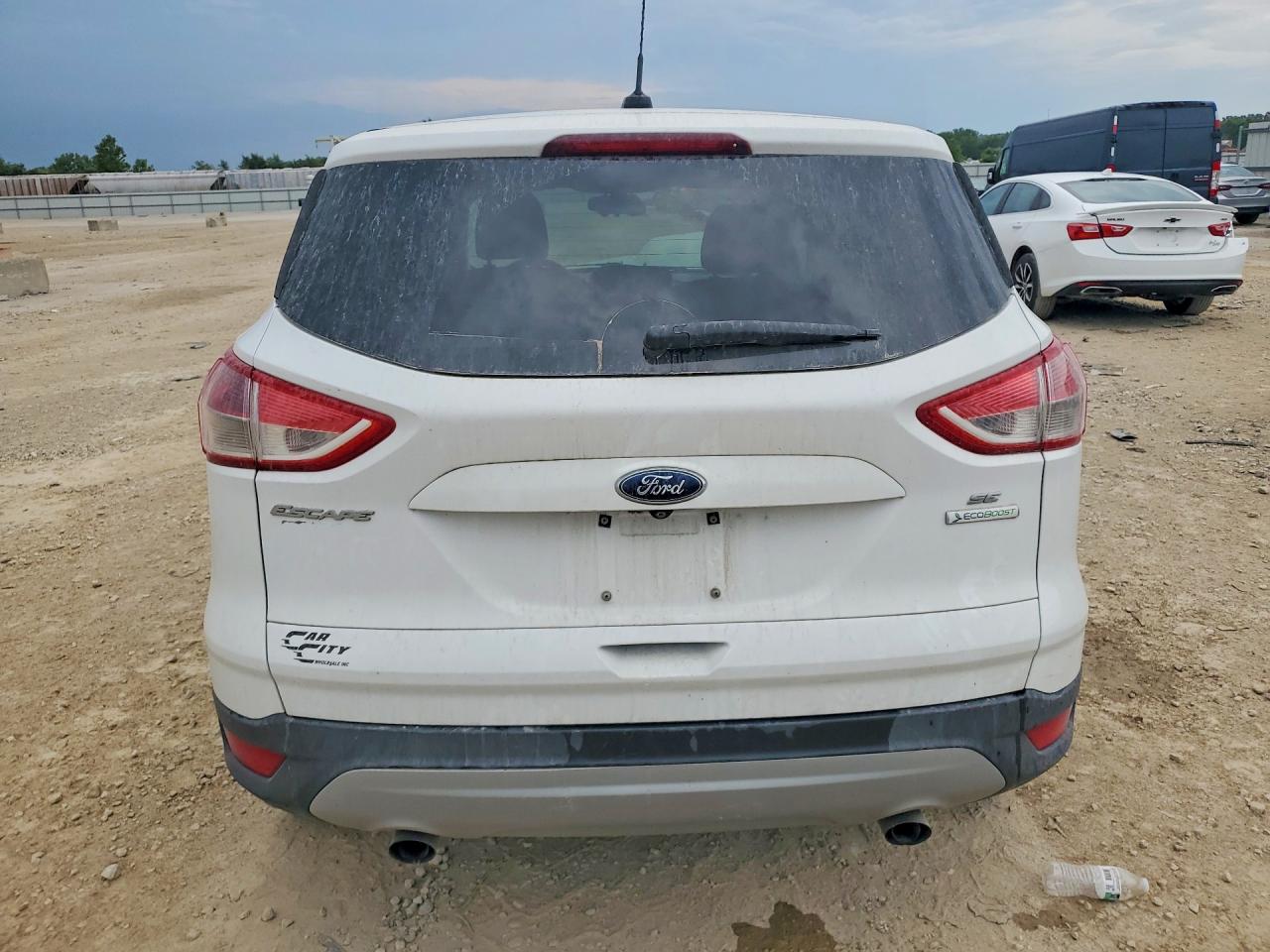 2014 Ford Escape Se White vin: 1FMCU0GX4EUD80153