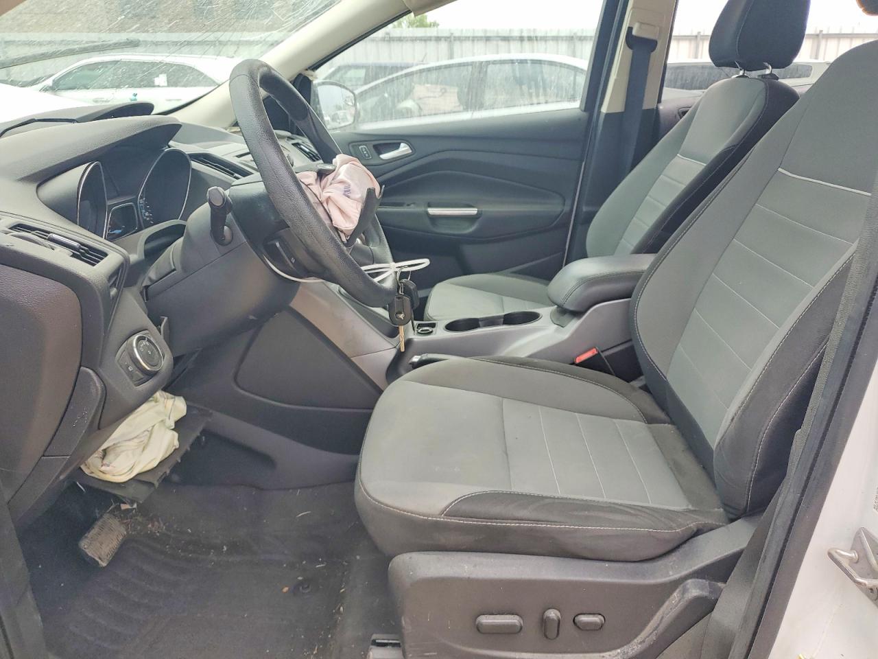 2014 Ford Escape Se White vin: 1FMCU0GX4EUD80153