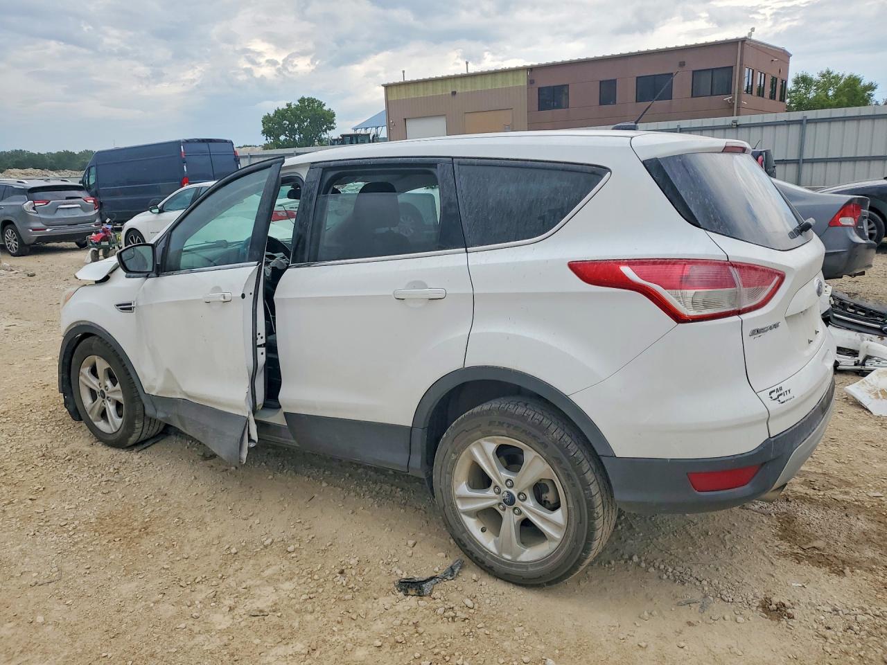 2014 Ford Escape Se White vin: 1FMCU0GX4EUD80153