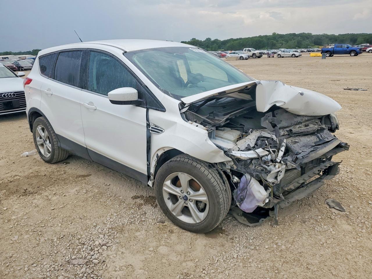 2014 Ford Escape Se White vin: 1FMCU0GX4EUD80153