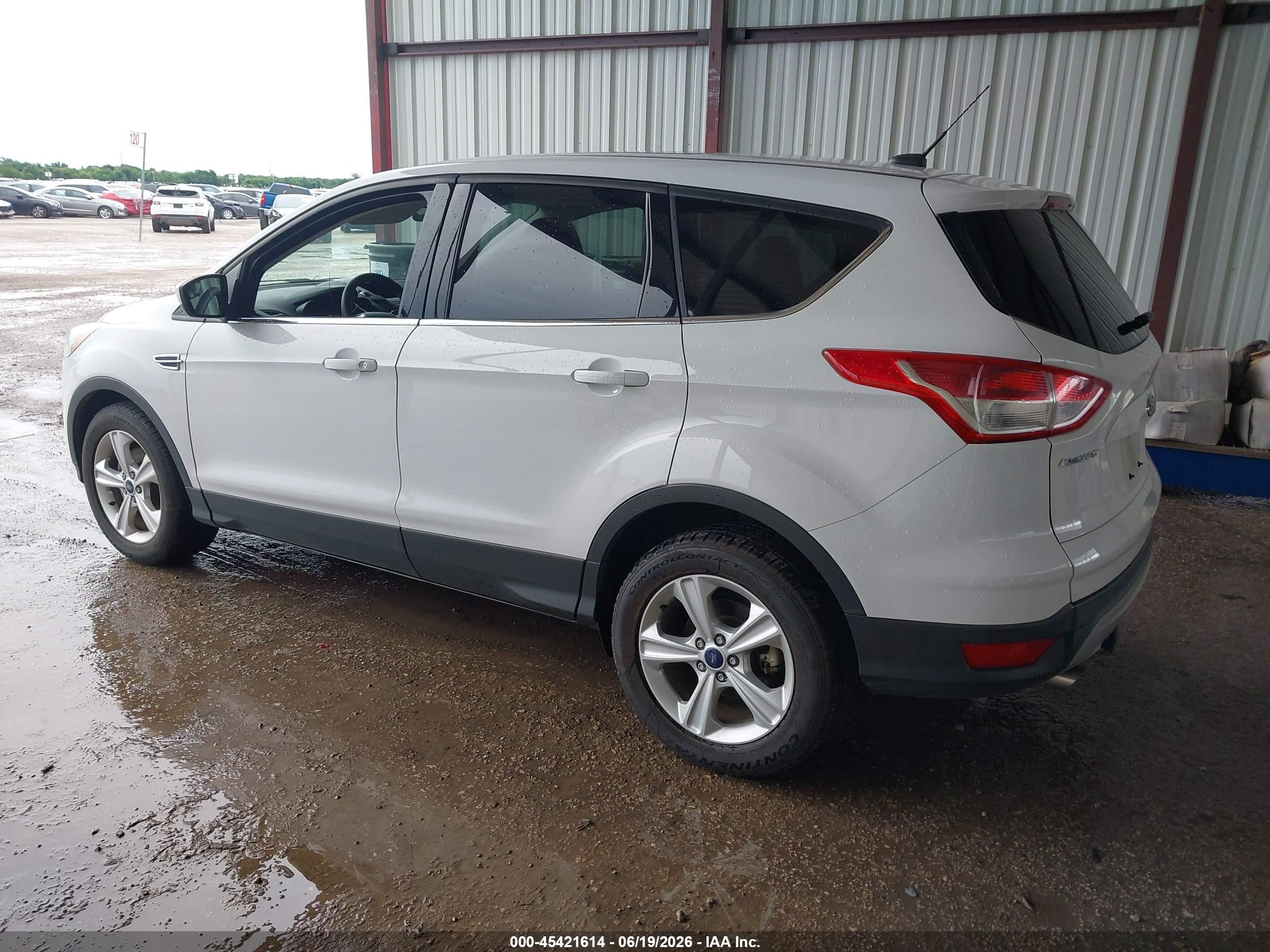 2014 Ford Escape Se White vin: 1FMCU0GX4EUE00093