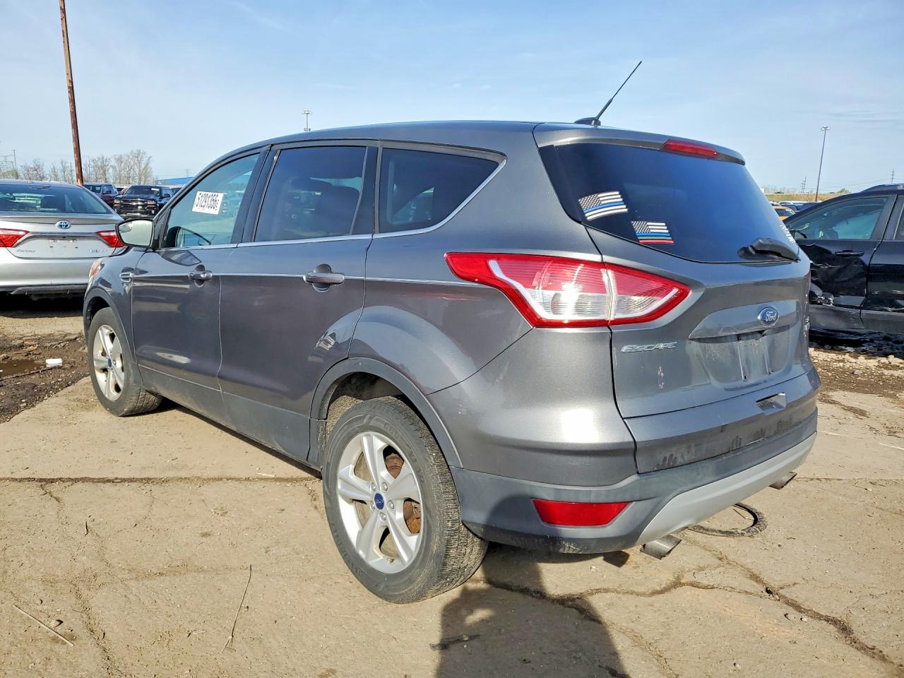 2014 Ford Escape Se Gray vin: 1FMCU0GX4EUE09442