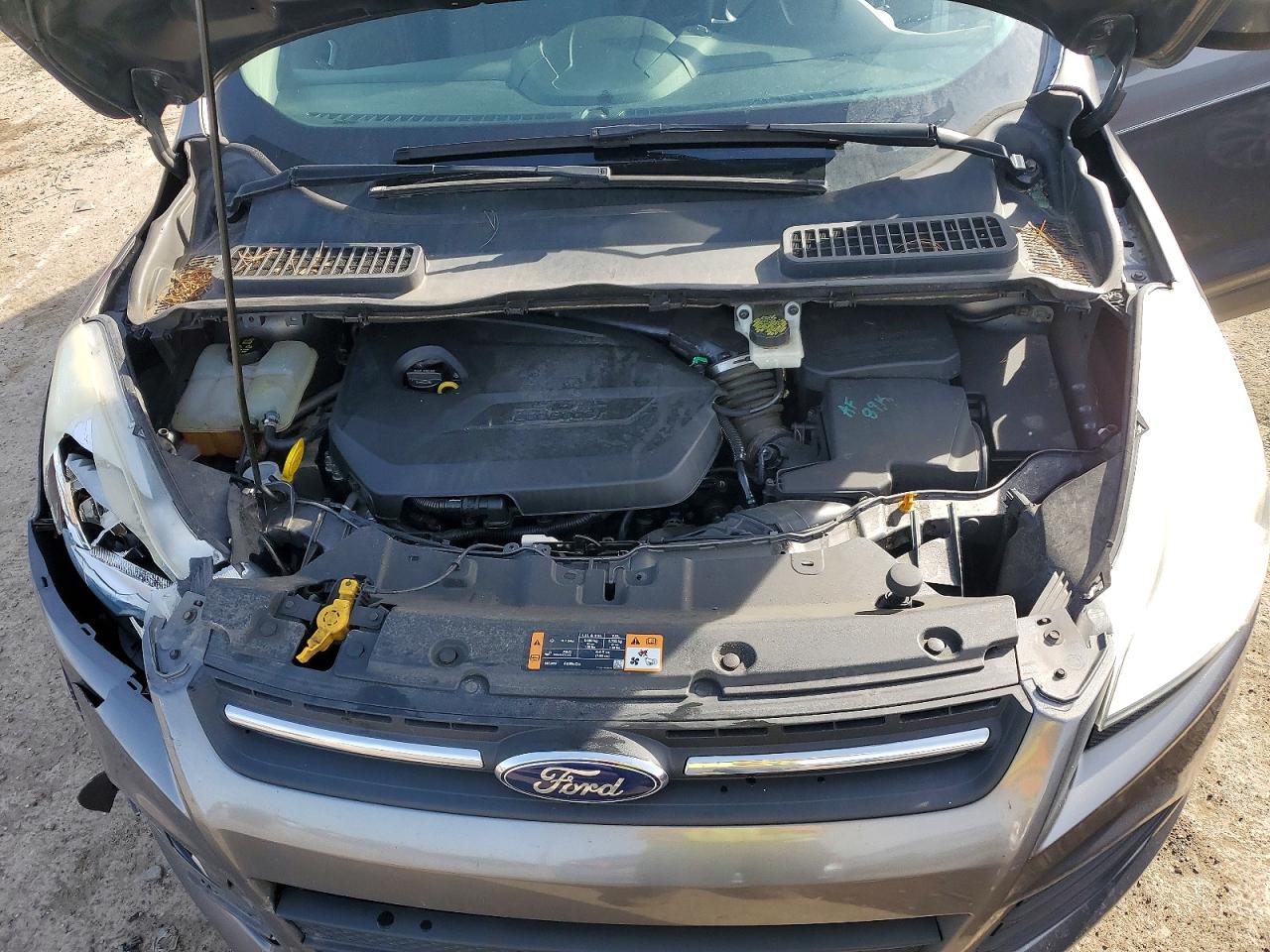 2014 Ford Escape Se Gray vin: 1FMCU0GX4EUE09442