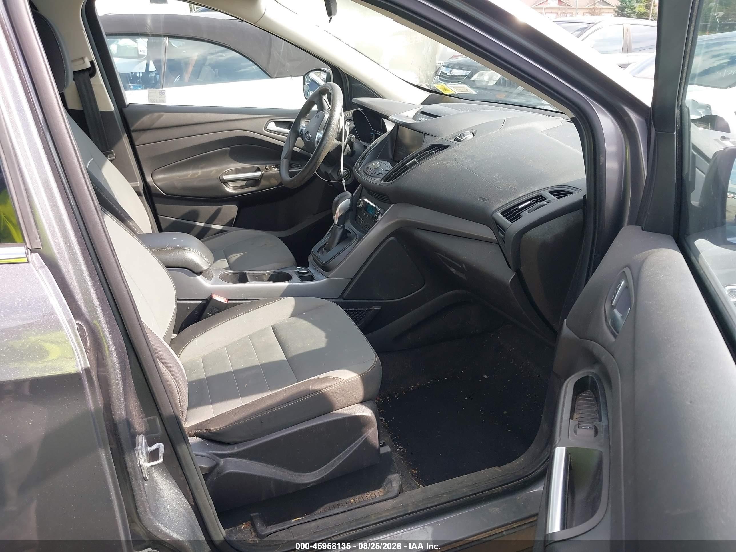2014 Ford Escape Se Gray vin: 1FMCU0GX4EUE22806