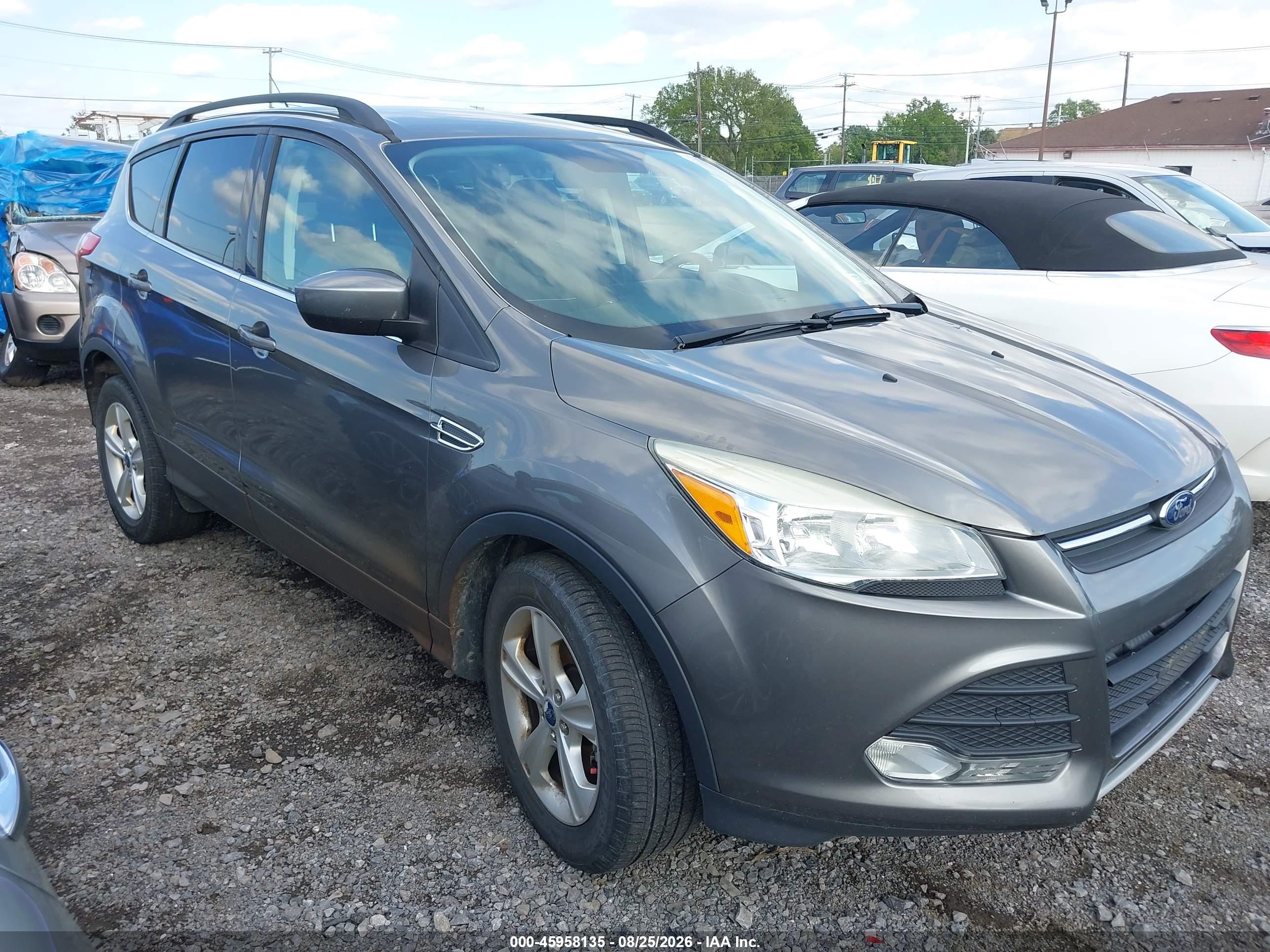 2014 Ford Escape Se Gray vin: 1FMCU0GX4EUE22806
