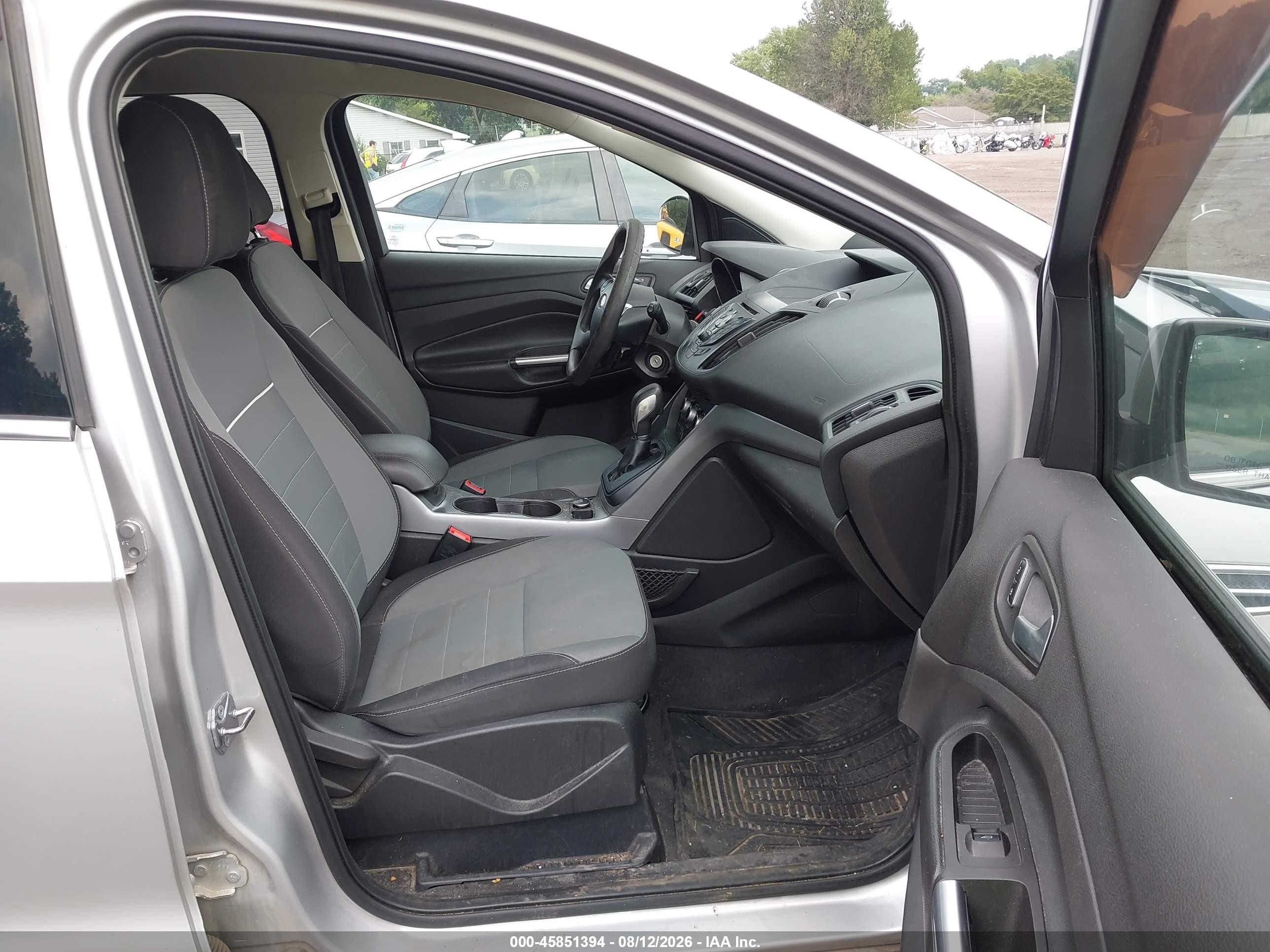 2014 Ford Escape Se Silver vin: 1FMCU0GX4EUE48824