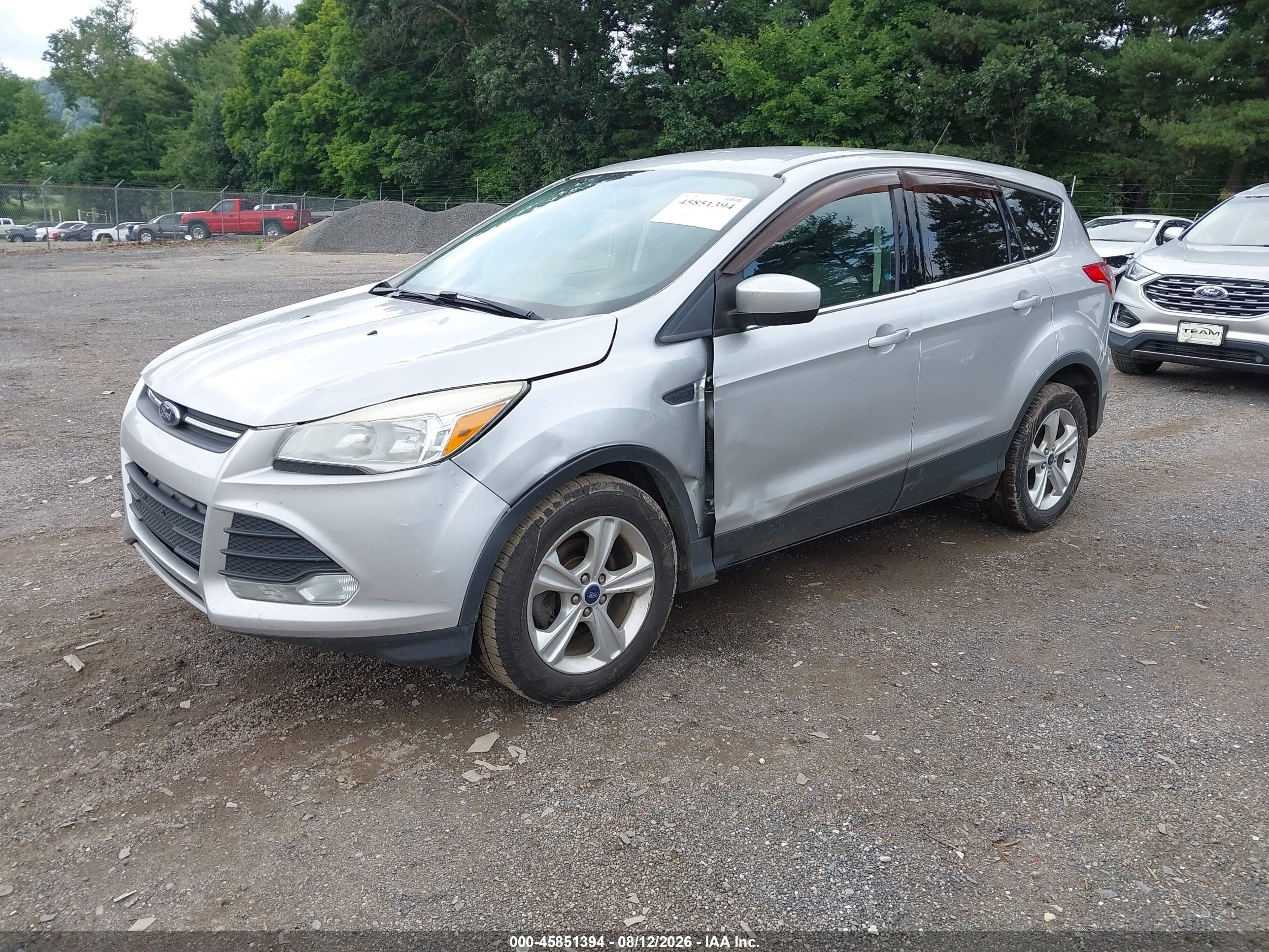 2014 Ford Escape Se Silver vin: 1FMCU0GX4EUE48824