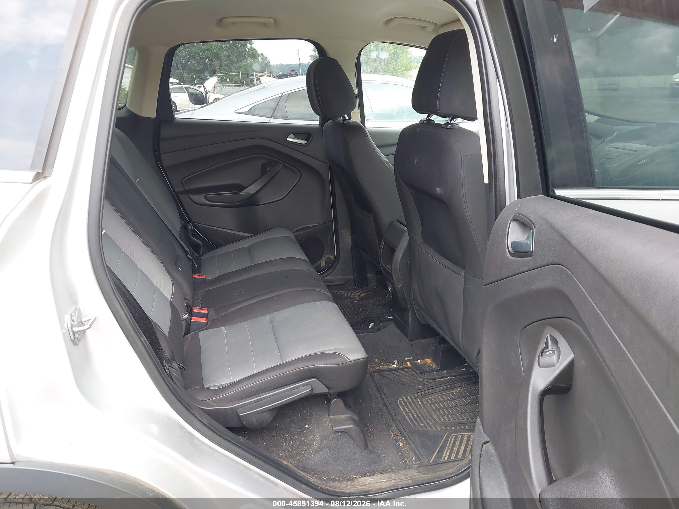 2014 Ford Escape Se Silver vin: 1FMCU0GX4EUE48824