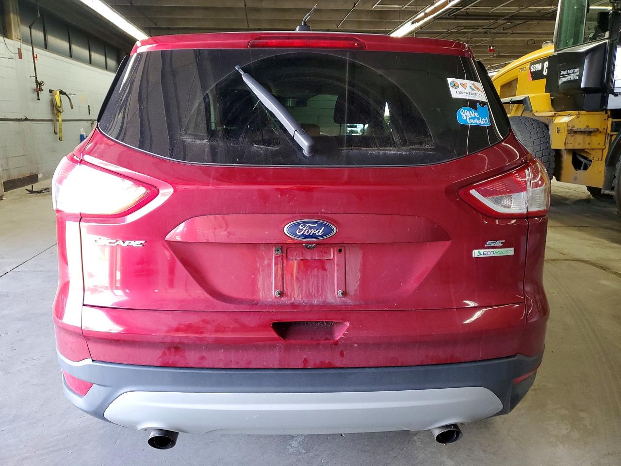 2015 Ford Escape Se Red vin: 1FMCU0GX4FUA15568