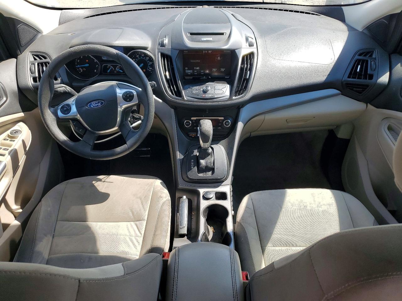 2015 Ford Escape Se White vin: 1FMCU0GX4FUA25615