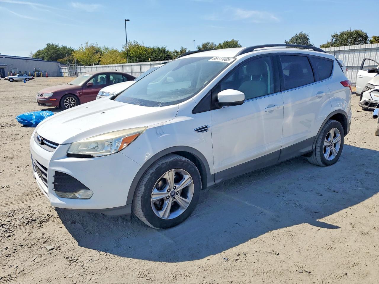 2015 Ford Escape Se White vin: 1FMCU0GX4FUA25615