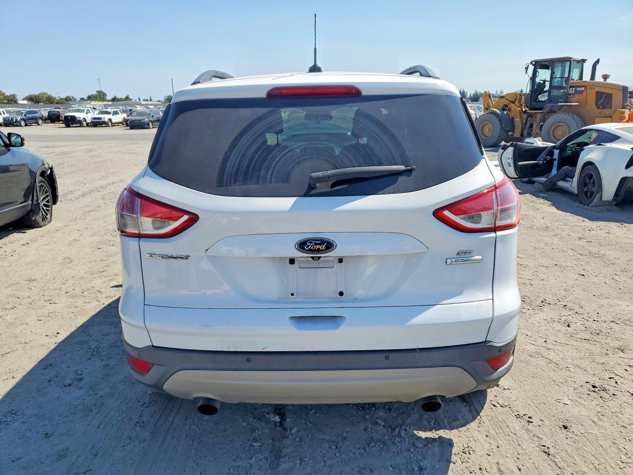 2015 Ford Escape Se White vin: 1FMCU0GX4FUA25615