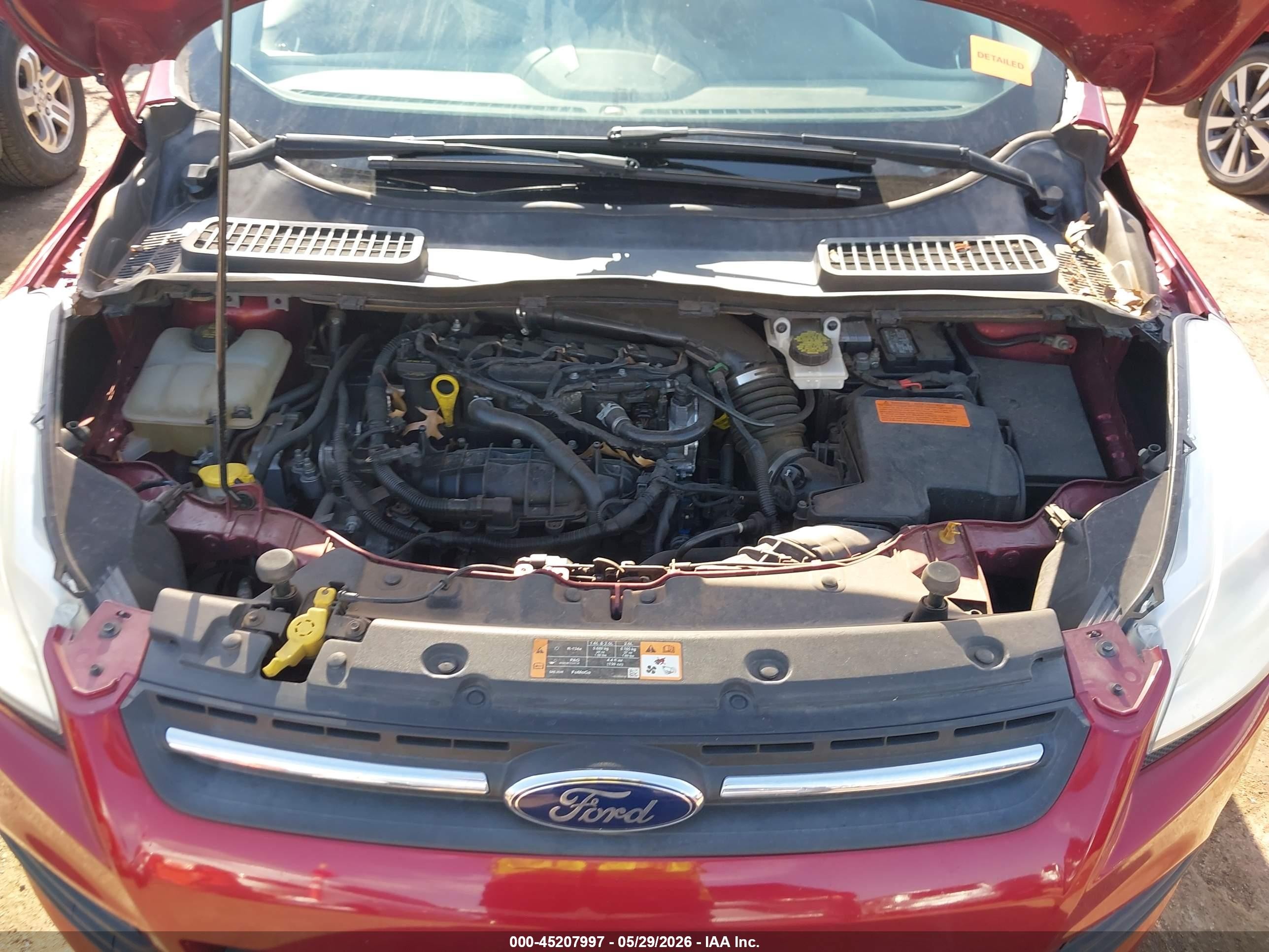 2015 Ford Escape Se Red vin: 1FMCU0GX4FUA40082