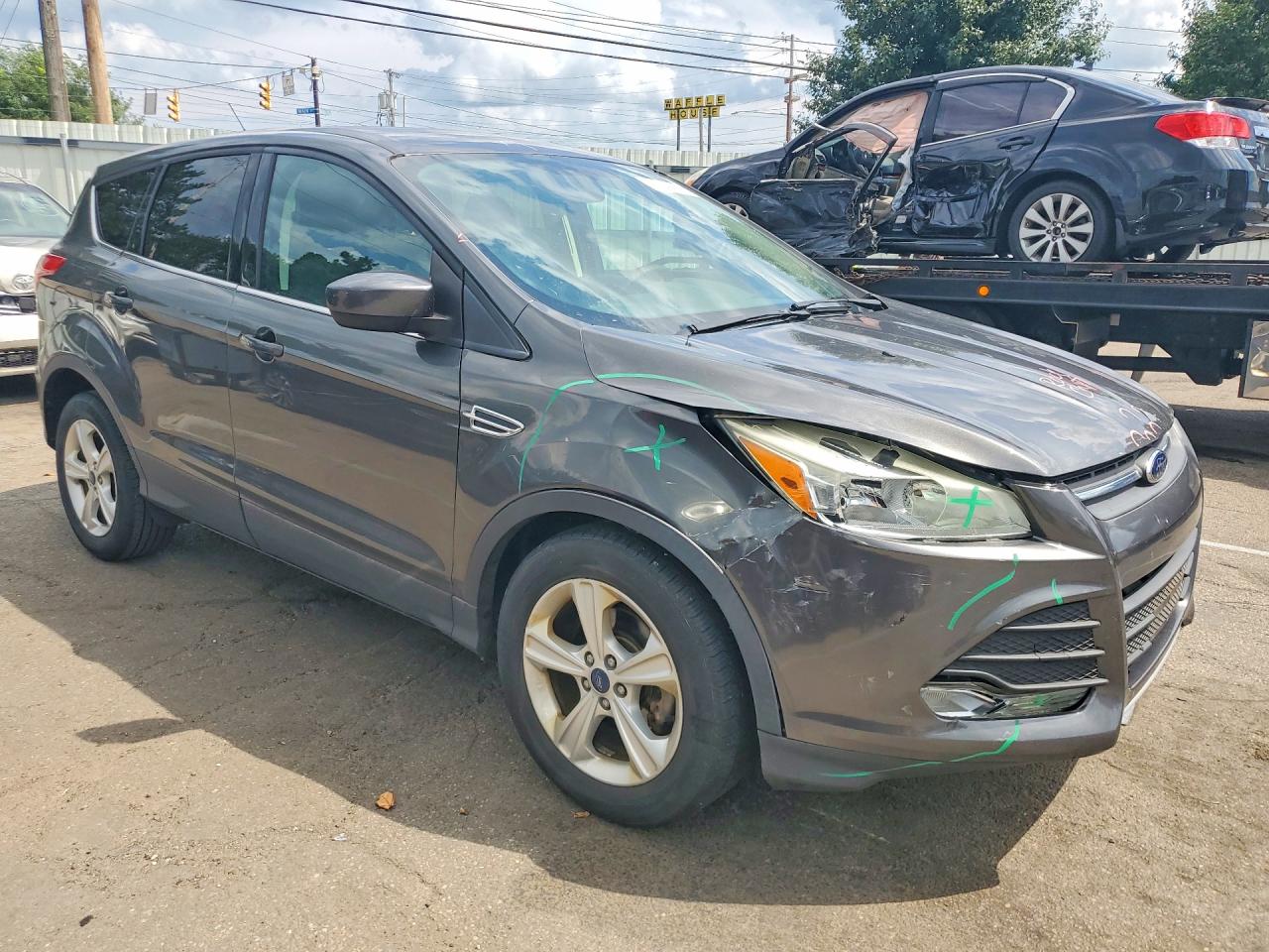 2015 Ford Escape Se Gray vin: 1FMCU0GX4FUA60347