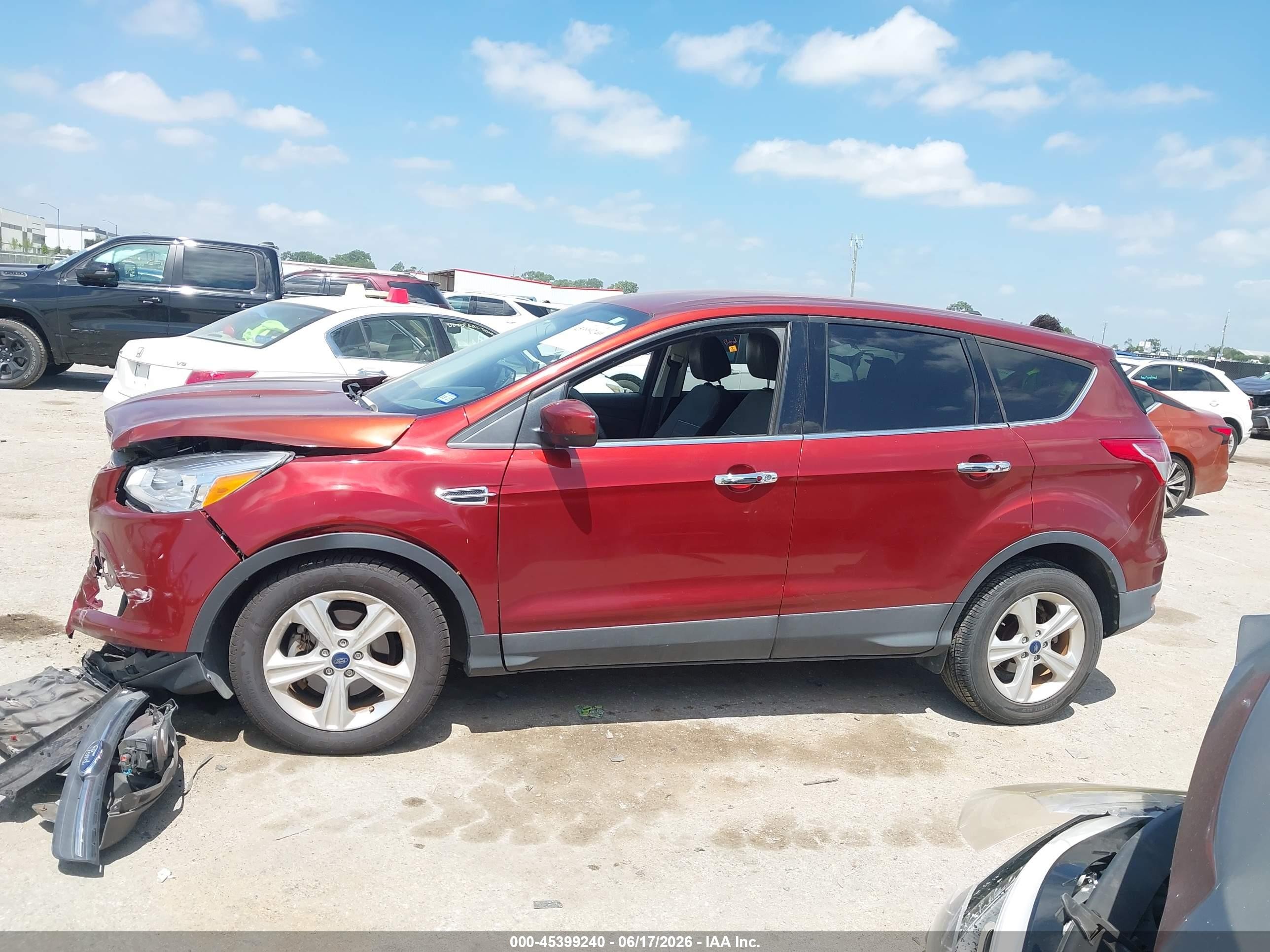 2015 Ford Escape Se Orange vin: 1FMCU0GX4FUA64060
