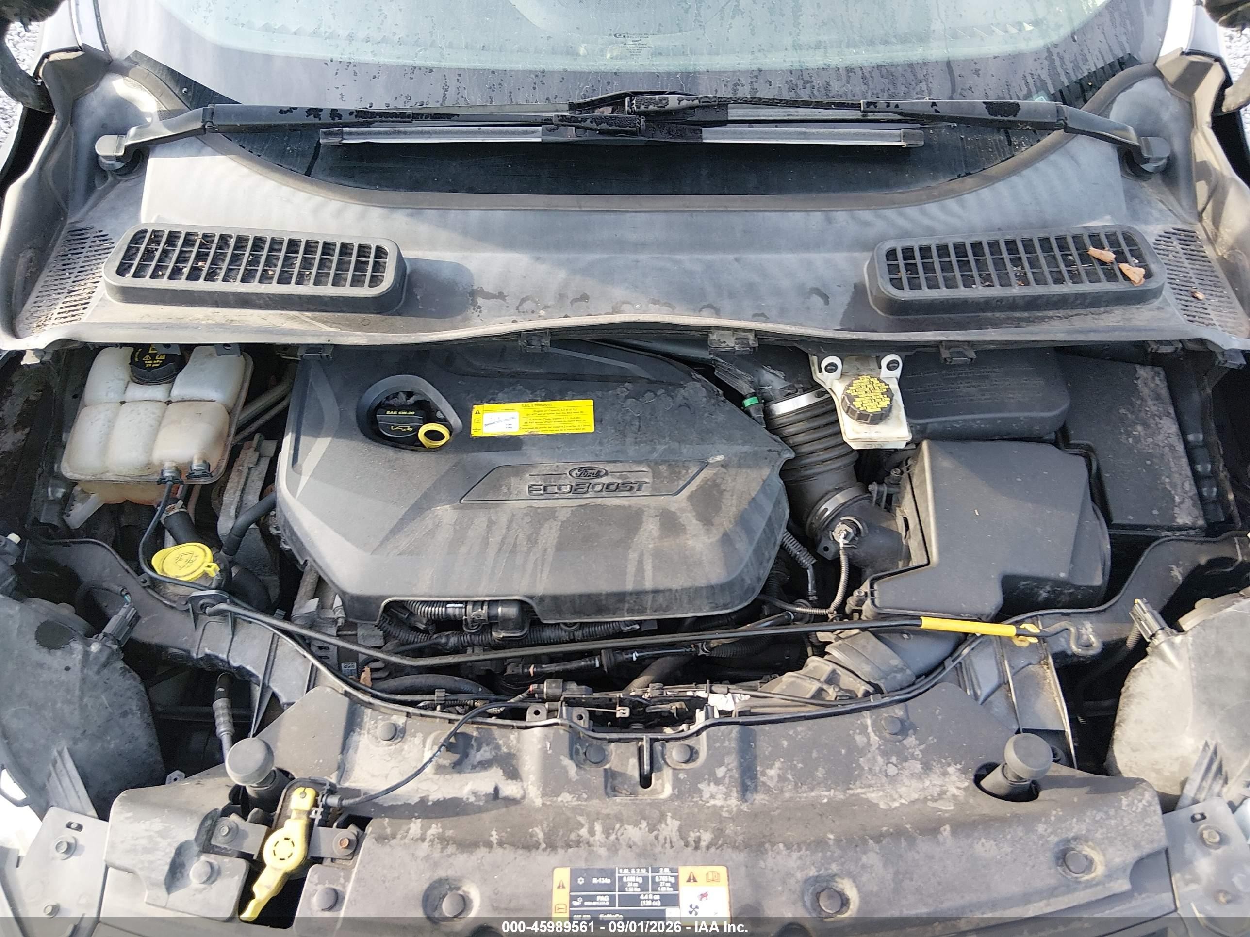 2015 Ford Escape Se Gray vin: 1FMCU0GX4FUA76841