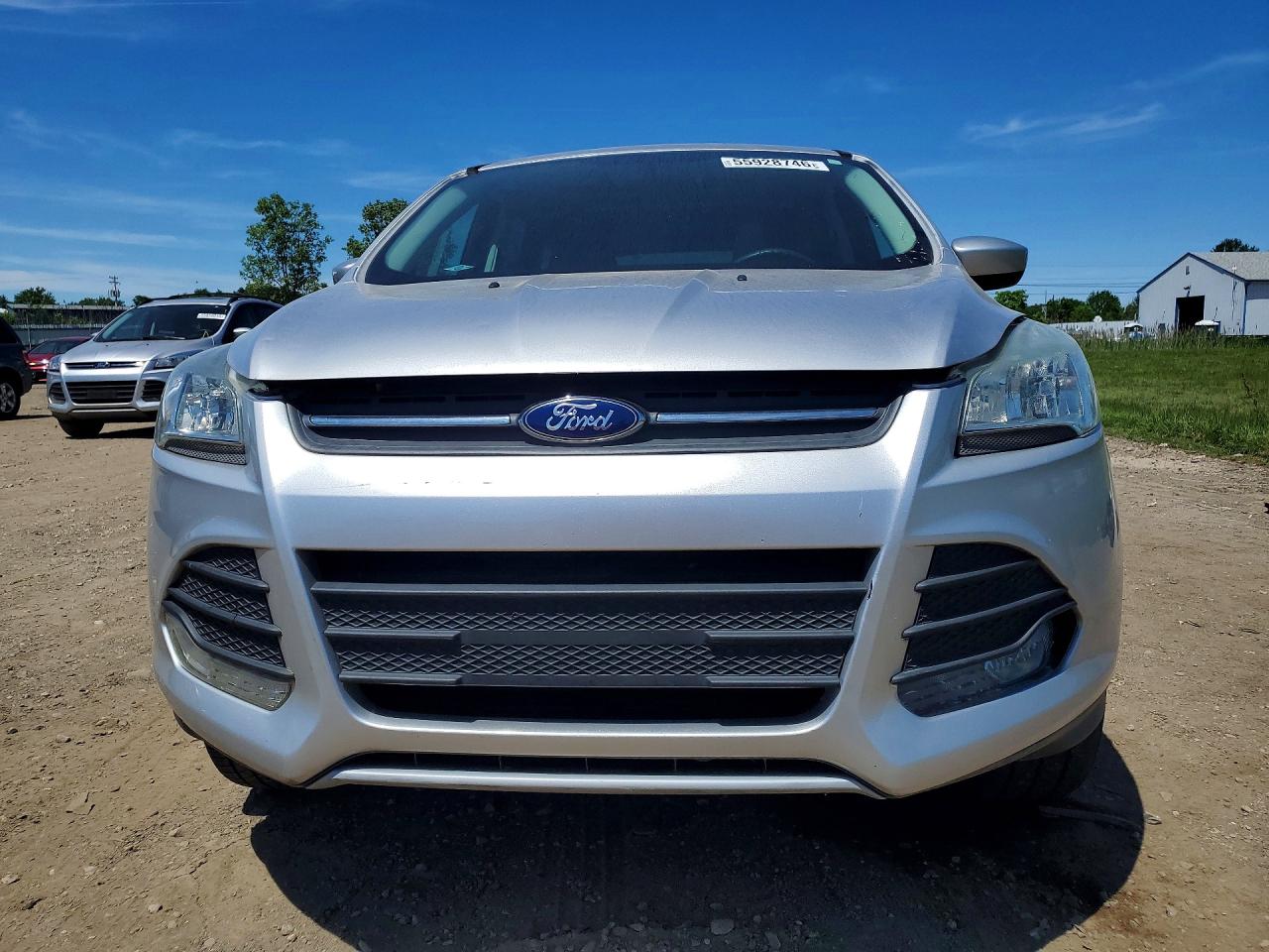 2015 Ford Escape Se Silver vin: 1FMCU0GX4FUB02046