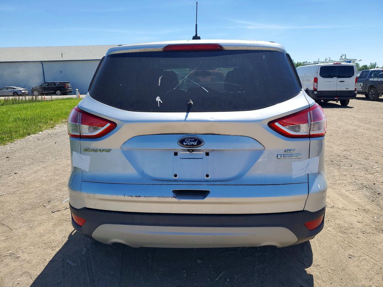 2015 Ford Escape Se Silver vin: 1FMCU0GX4FUB02046