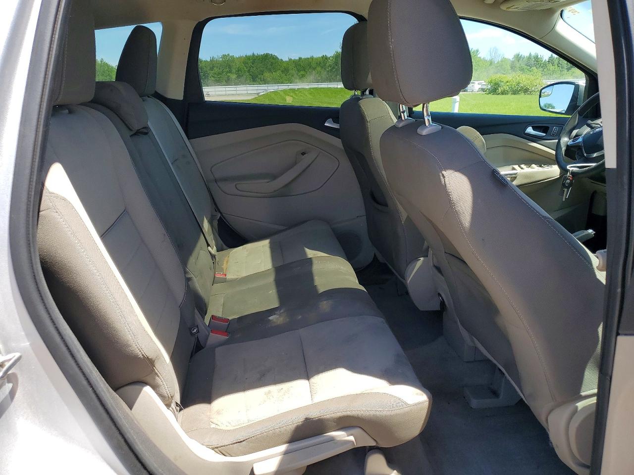 2015 Ford Escape Se Silver vin: 1FMCU0GX4FUB02046