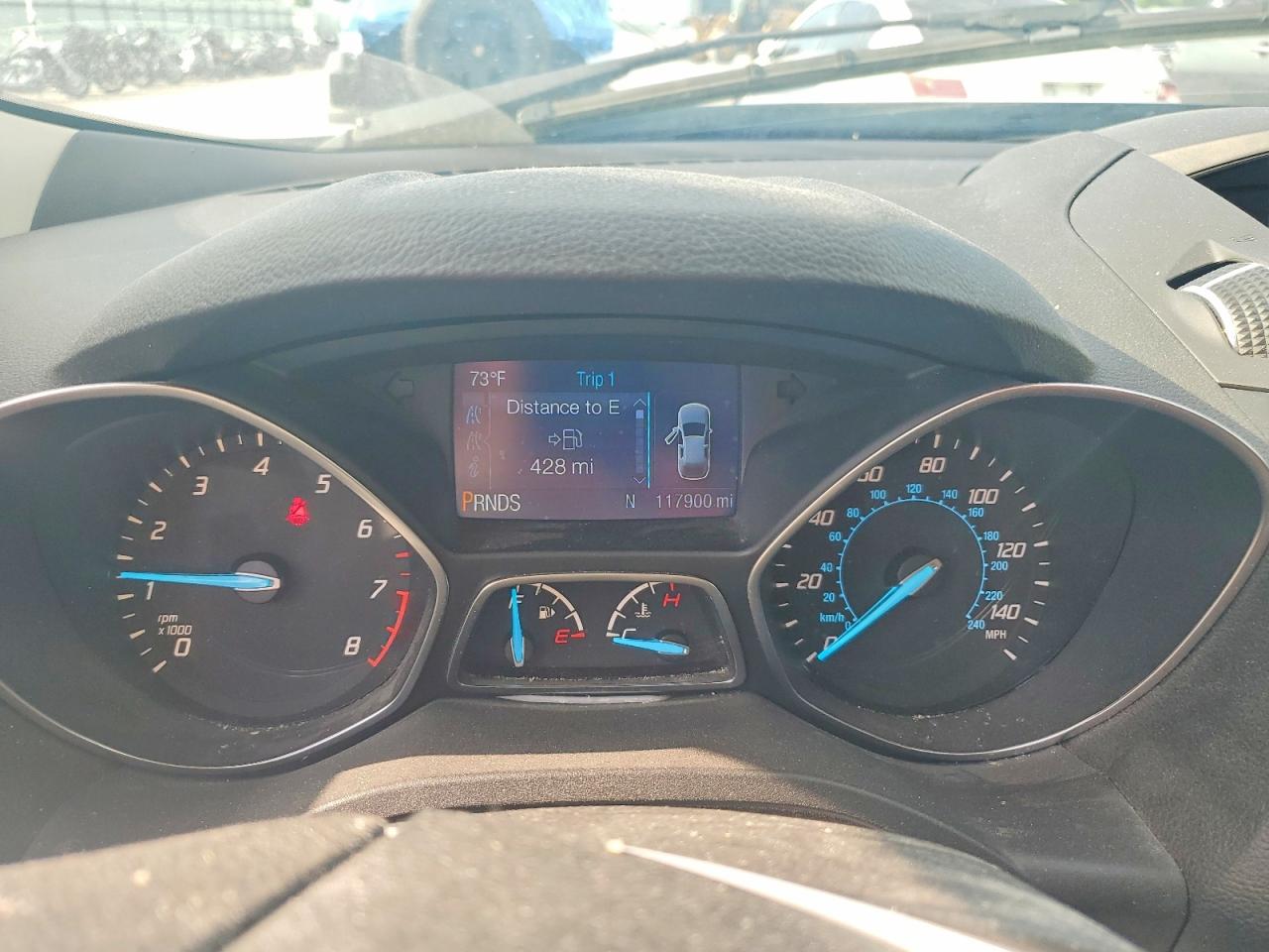 2015 Ford Escape Se Blue vin: 1FMCU0GX4FUB05402