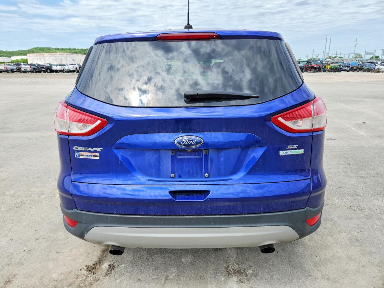 2015 Ford Escape Se Blue vin: 1FMCU0GX4FUB05402