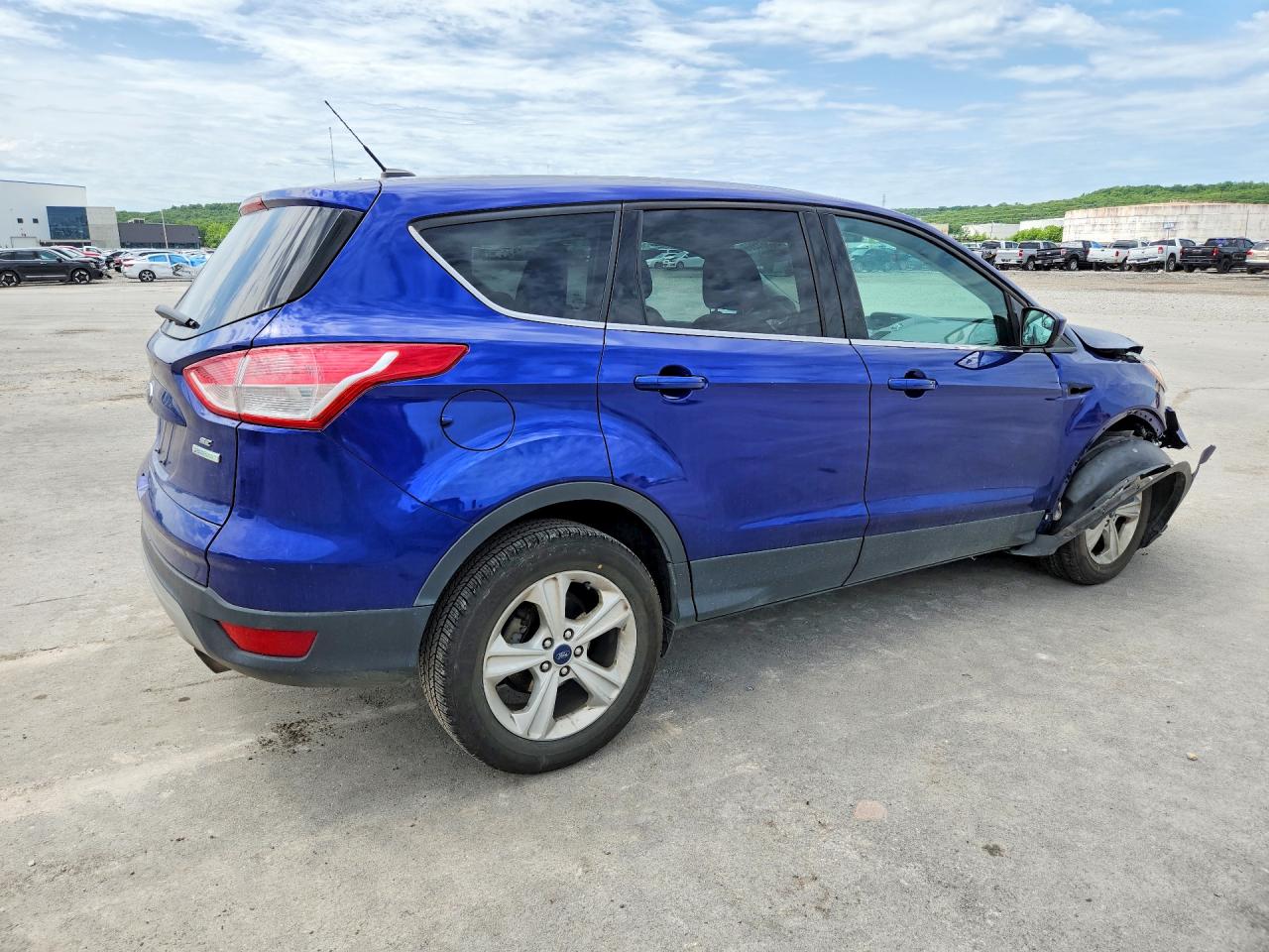 2015 Ford Escape Se Blue vin: 1FMCU0GX4FUB05402