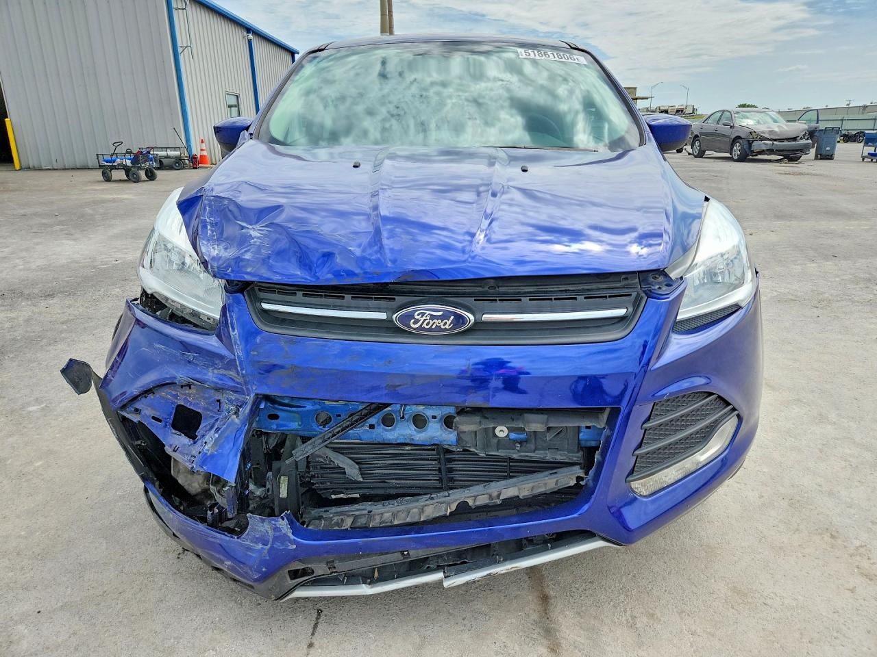 2015 Ford Escape Se Blue vin: 1FMCU0GX4FUB05402