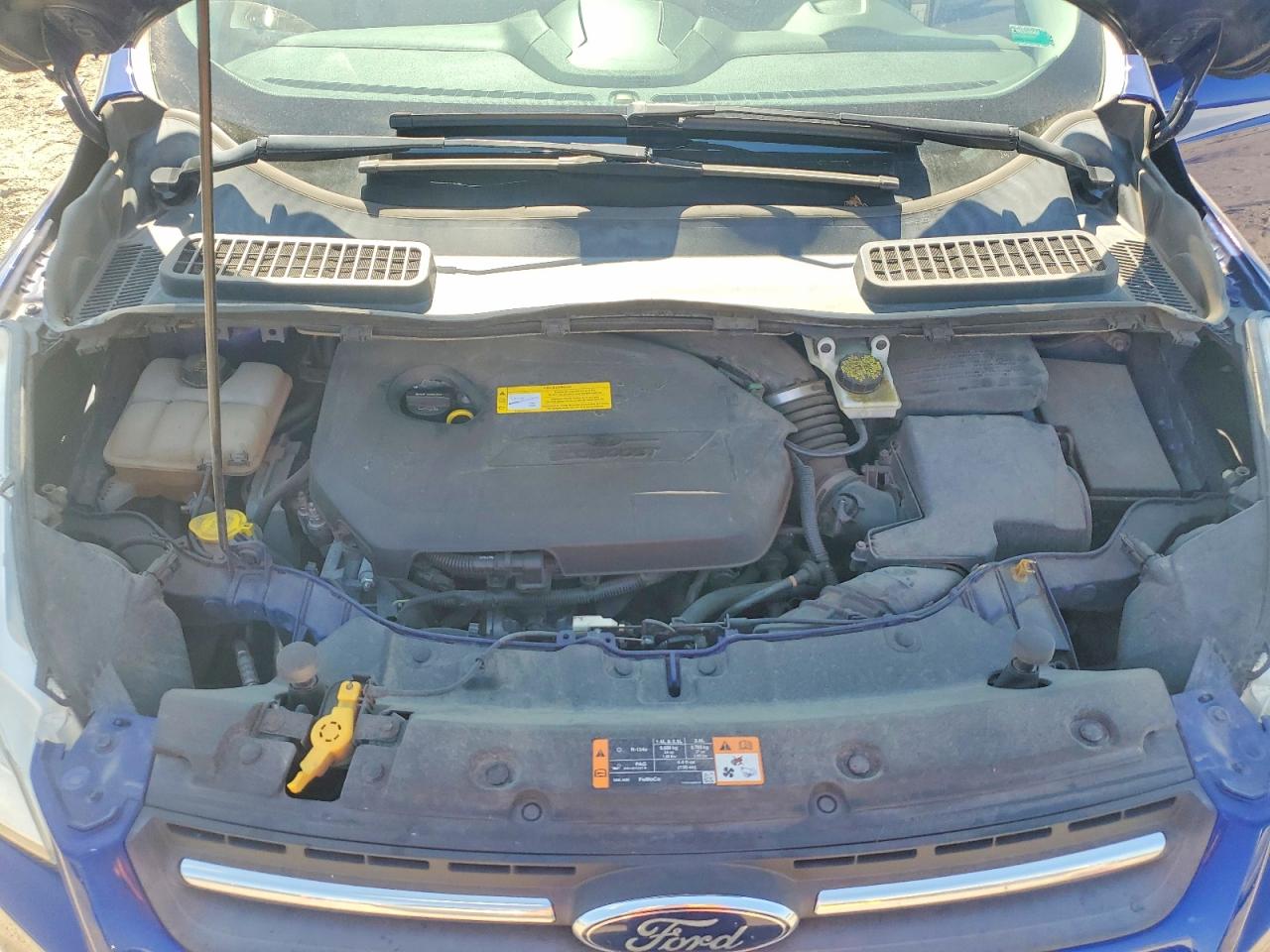 2015 Ford Escape Se Blue vin: 1FMCU0GX4FUB08879