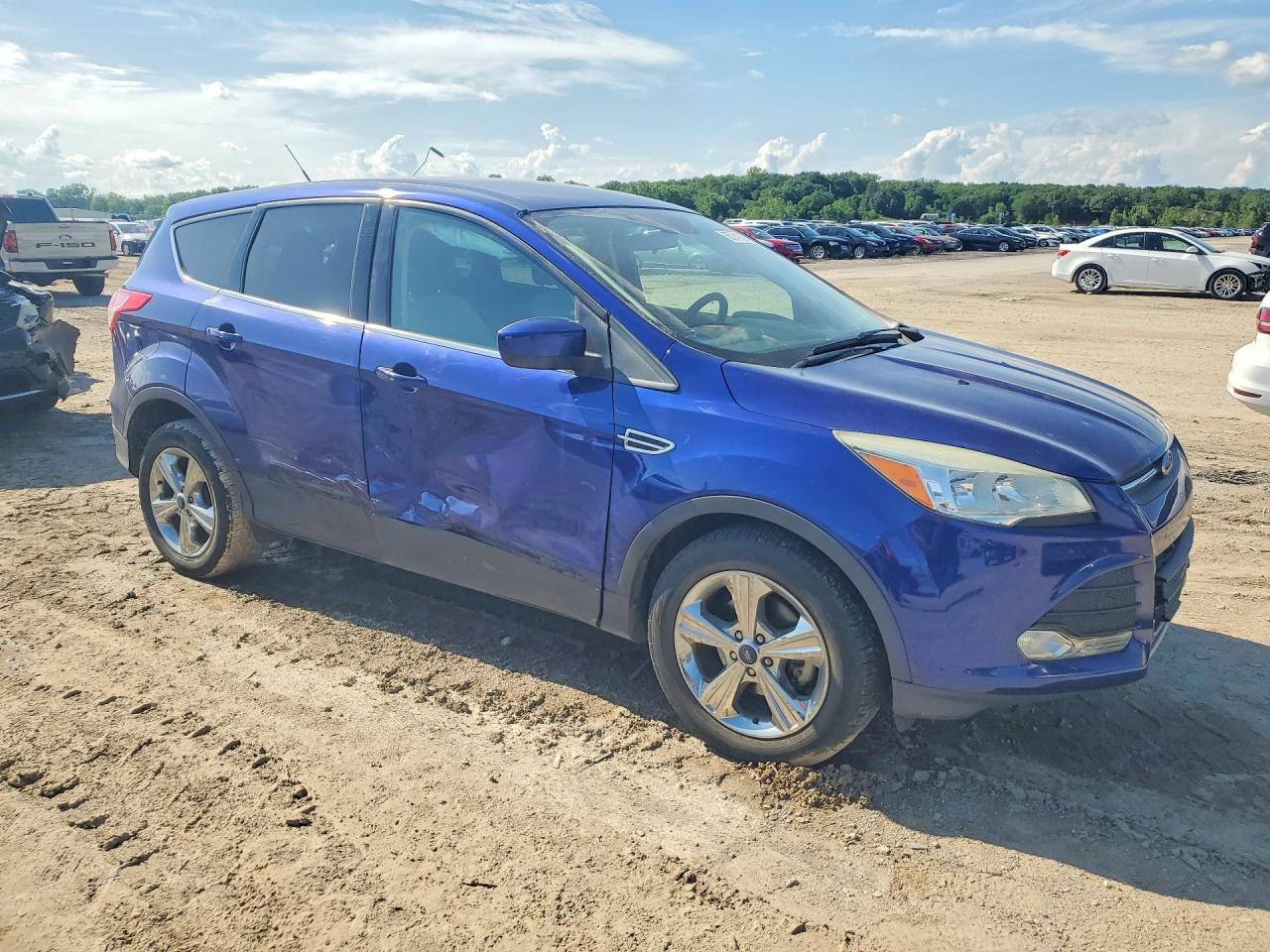 2015 Ford Escape Se Blue vin: 1FMCU0GX4FUB08879
