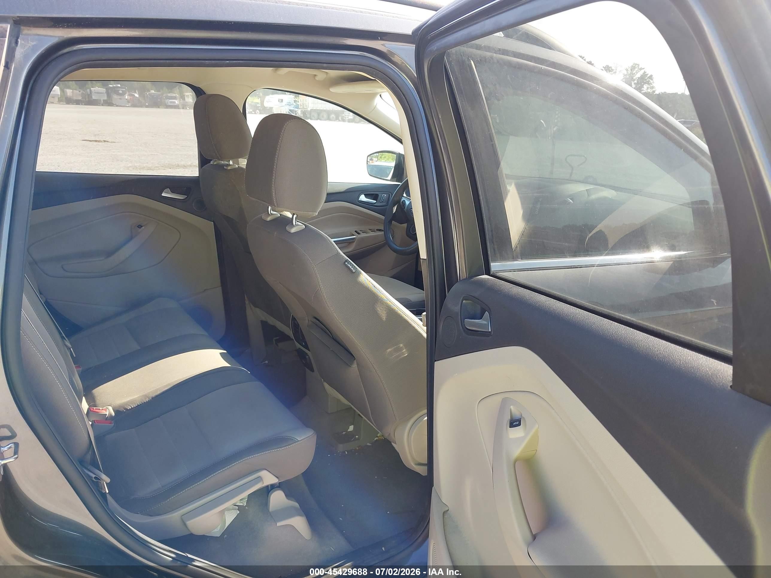 2015 Ford Escape Se Black vin: 1FMCU0GX4FUB68533