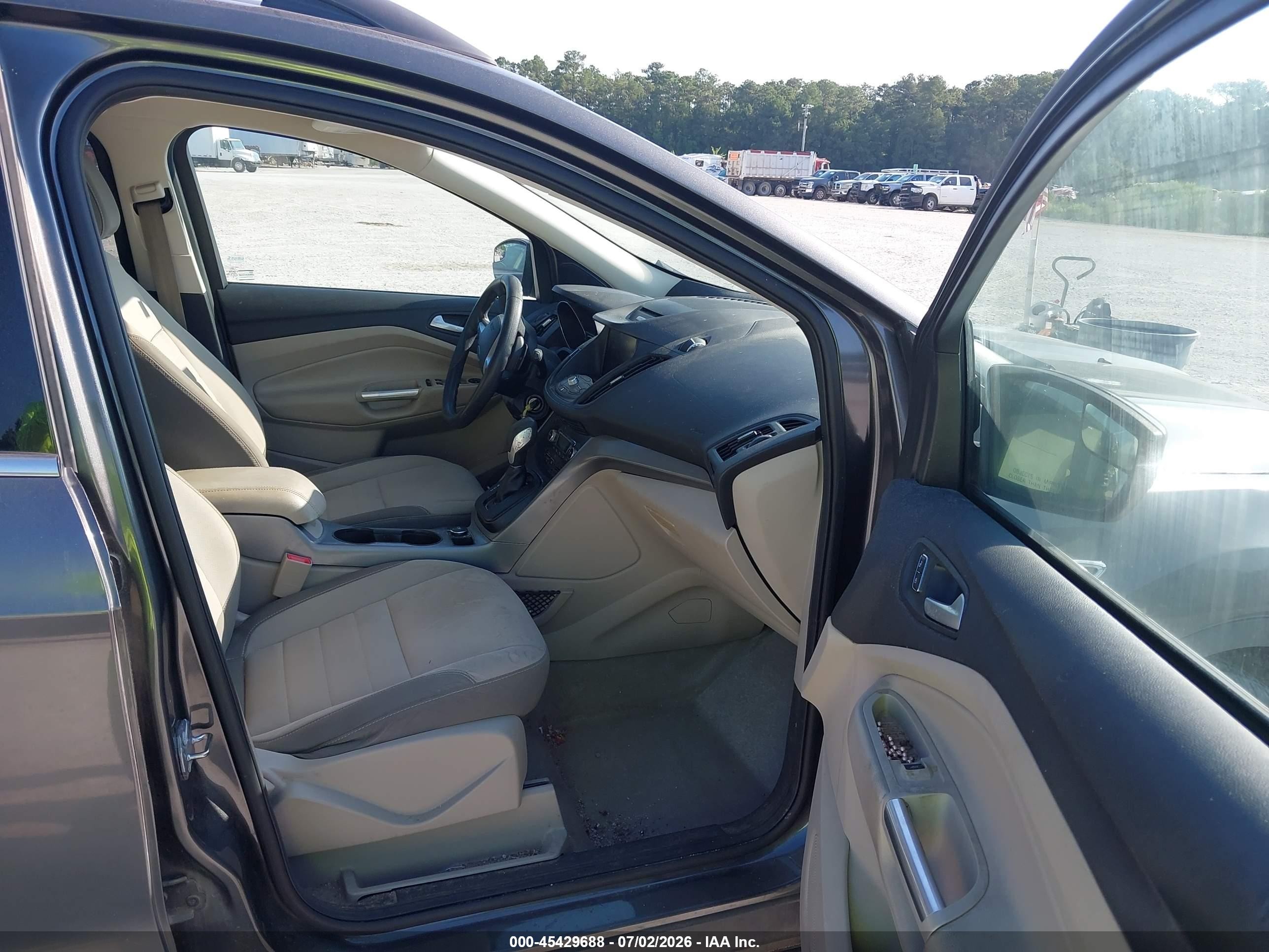 2015 Ford Escape Se Black vin: 1FMCU0GX4FUB68533