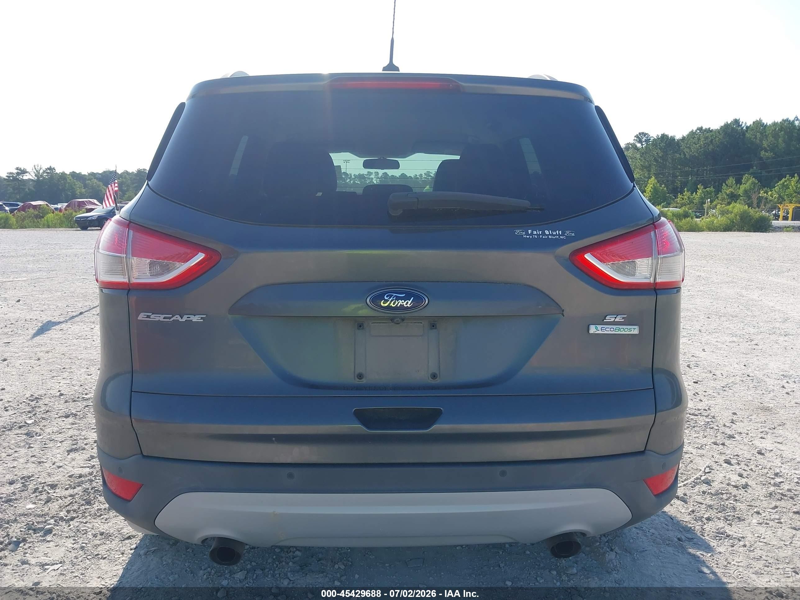2015 Ford Escape Se Black vin: 1FMCU0GX4FUB68533