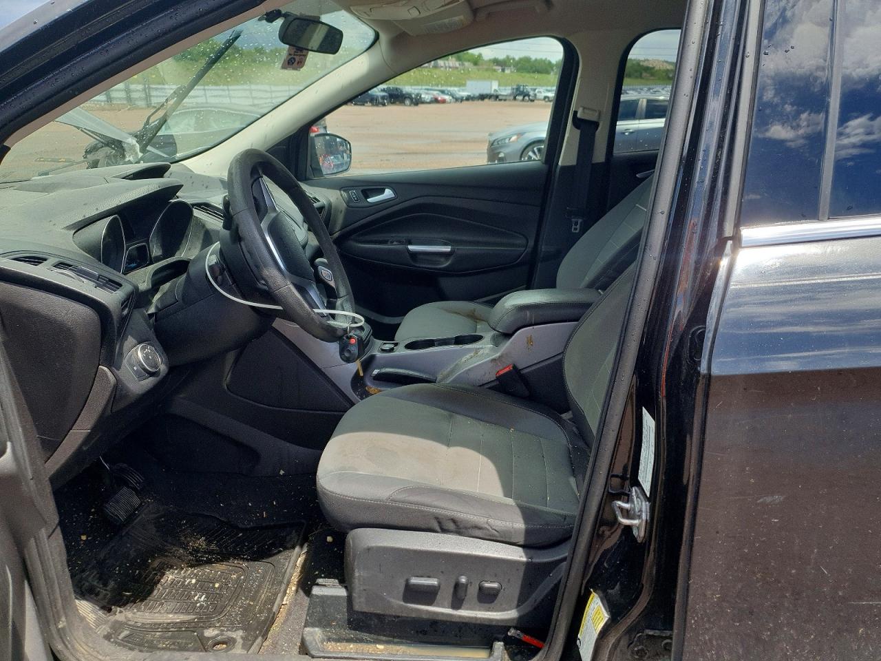 2015 Ford Escape Se Black vin: 1FMCU0GX4FUB82819