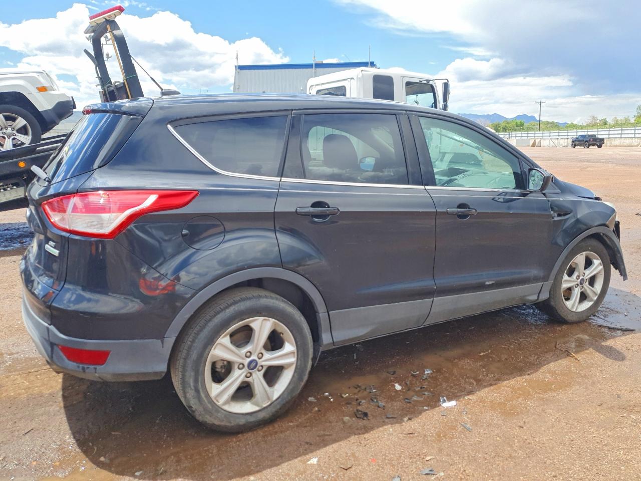 2015 Ford Escape Se Black vin: 1FMCU0GX4FUB82819