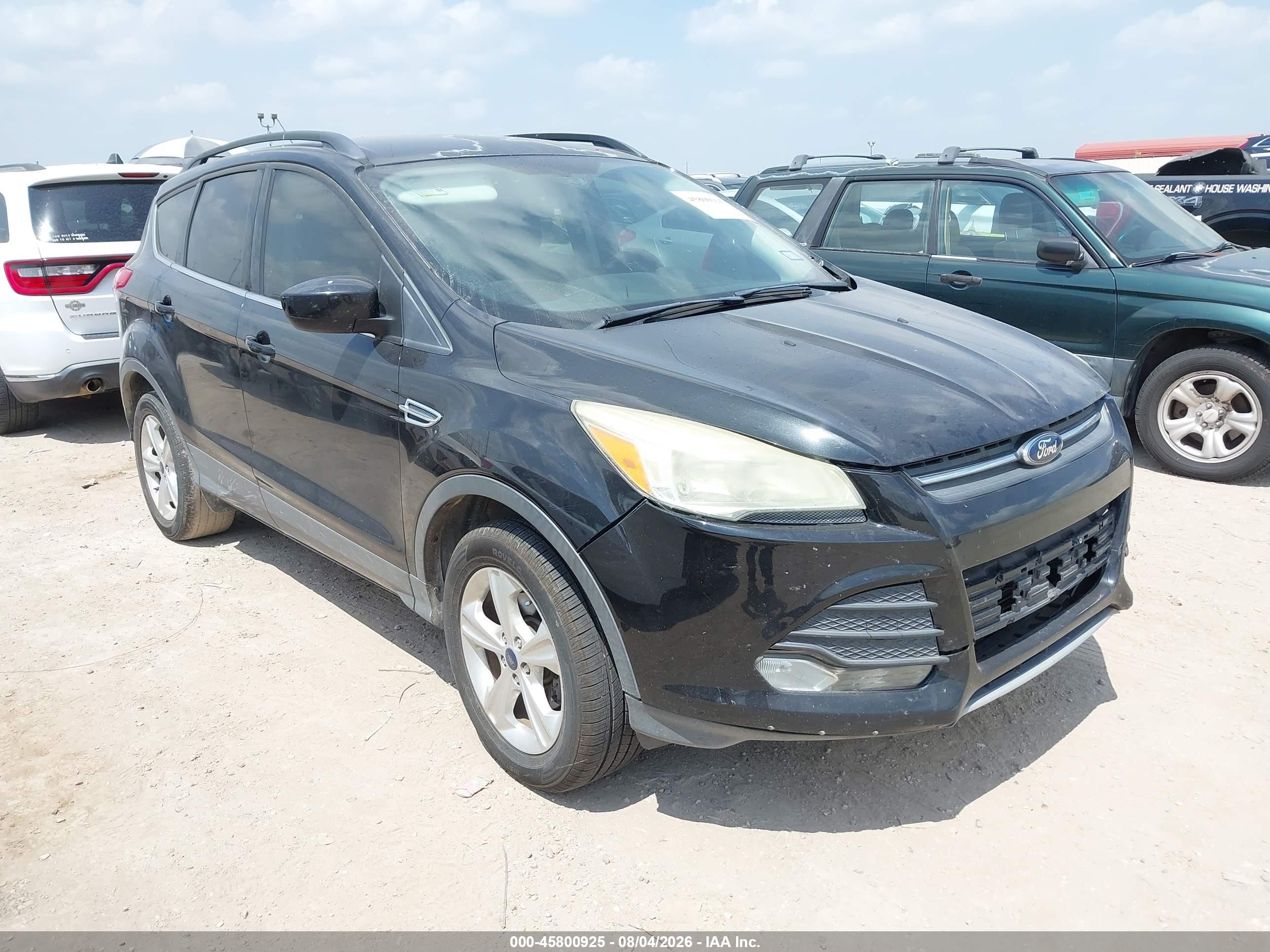 2015 Ford Escape Se Black vin: 1FMCU0GX4FUB93111